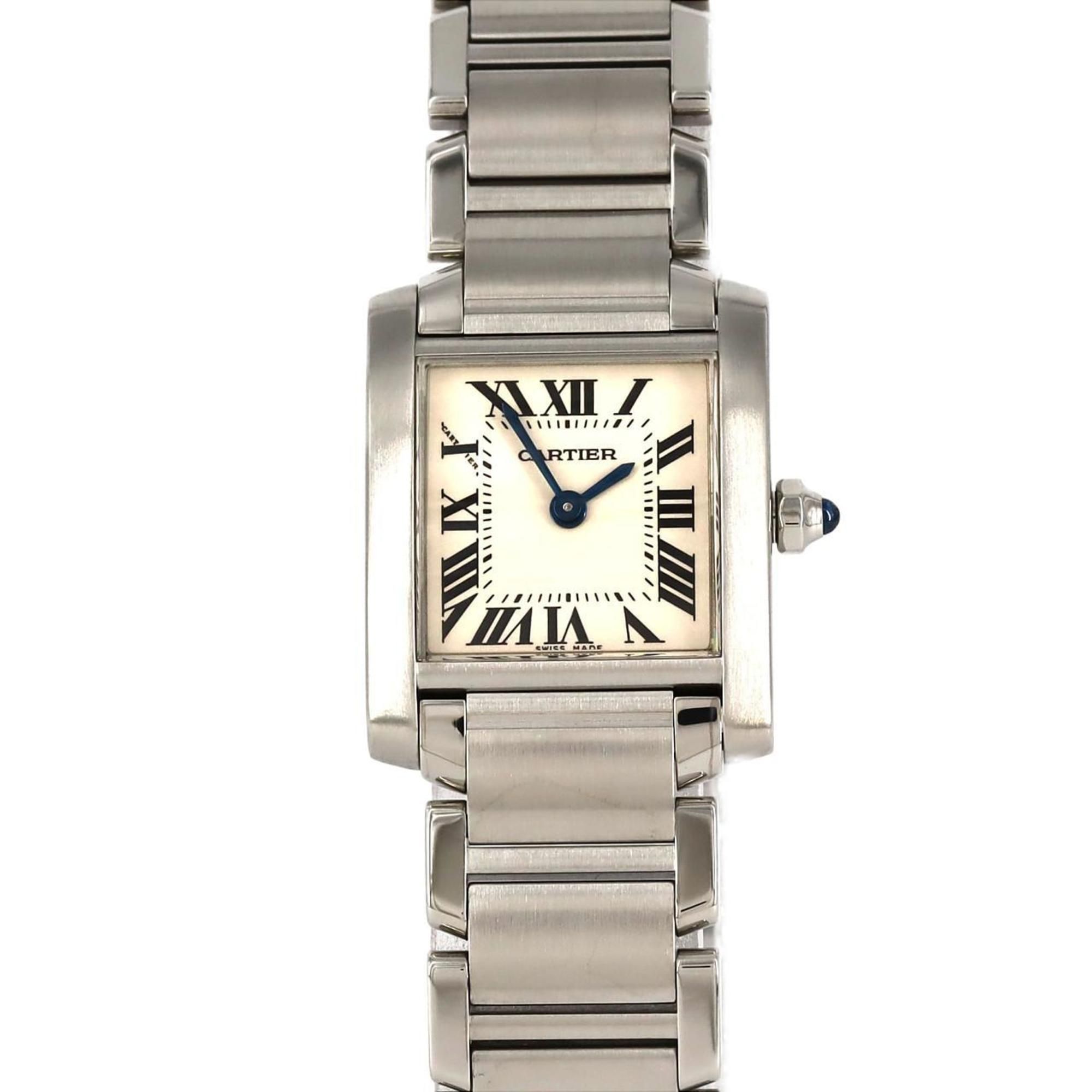Cartier Tank Francaise SM W51008Q3 SS Wristwatch Quartz