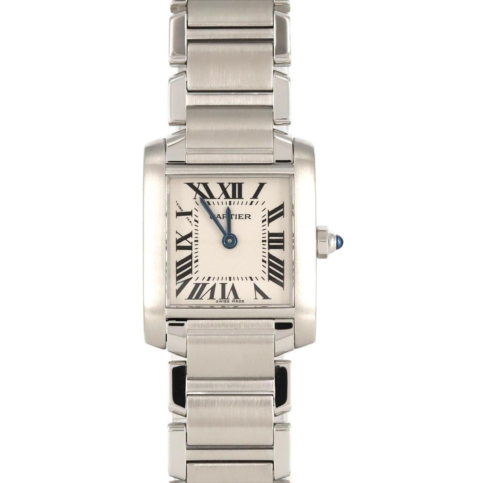 Cartier Tank Francaise SM W51008Q3 SS Wristwatch Quartz