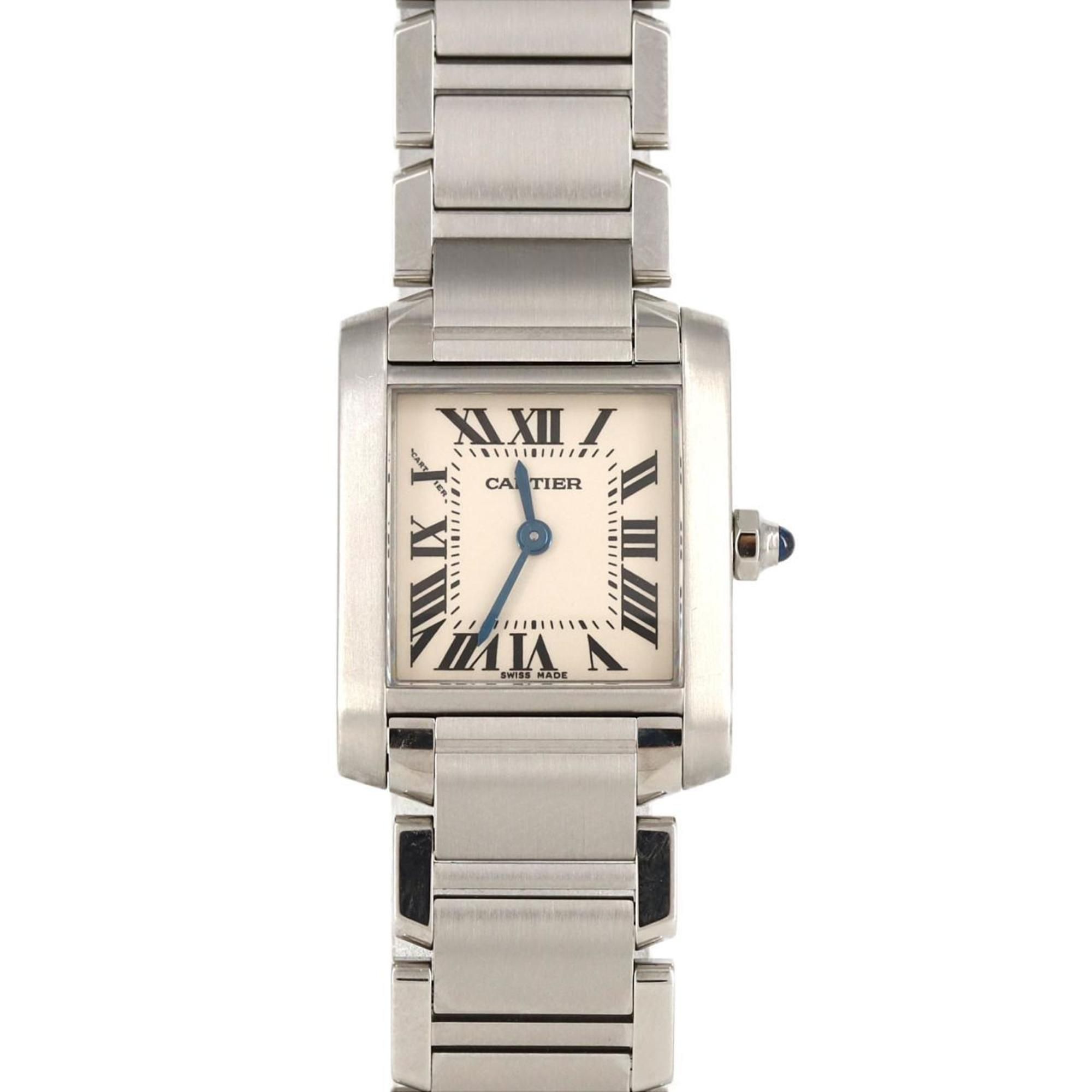 Cartier Tank Francaise SM W51008Q3 SS Wristwatch Quartz