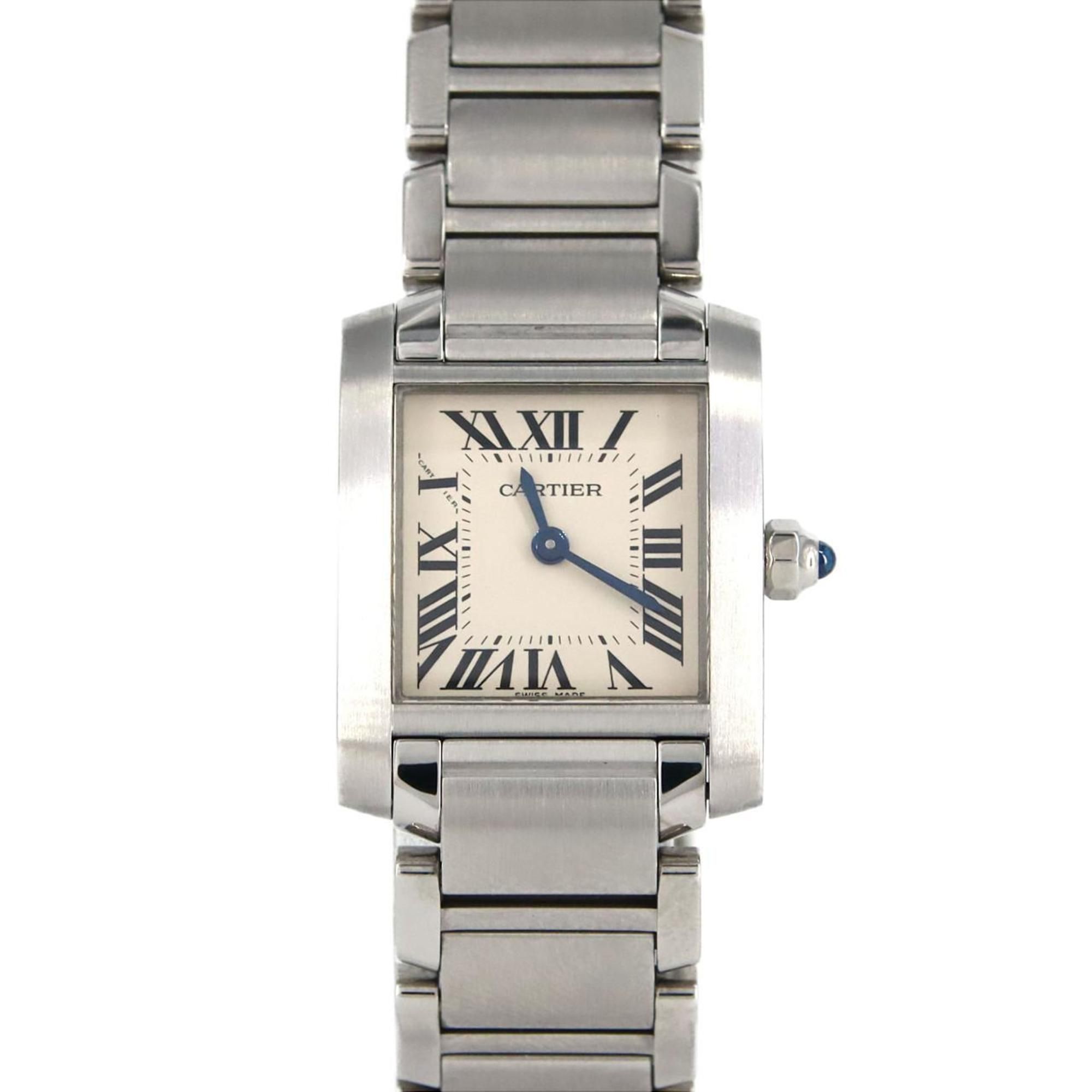 Cartier Tank Francaise SM W51008Q3 SS Wristwatch Quartz