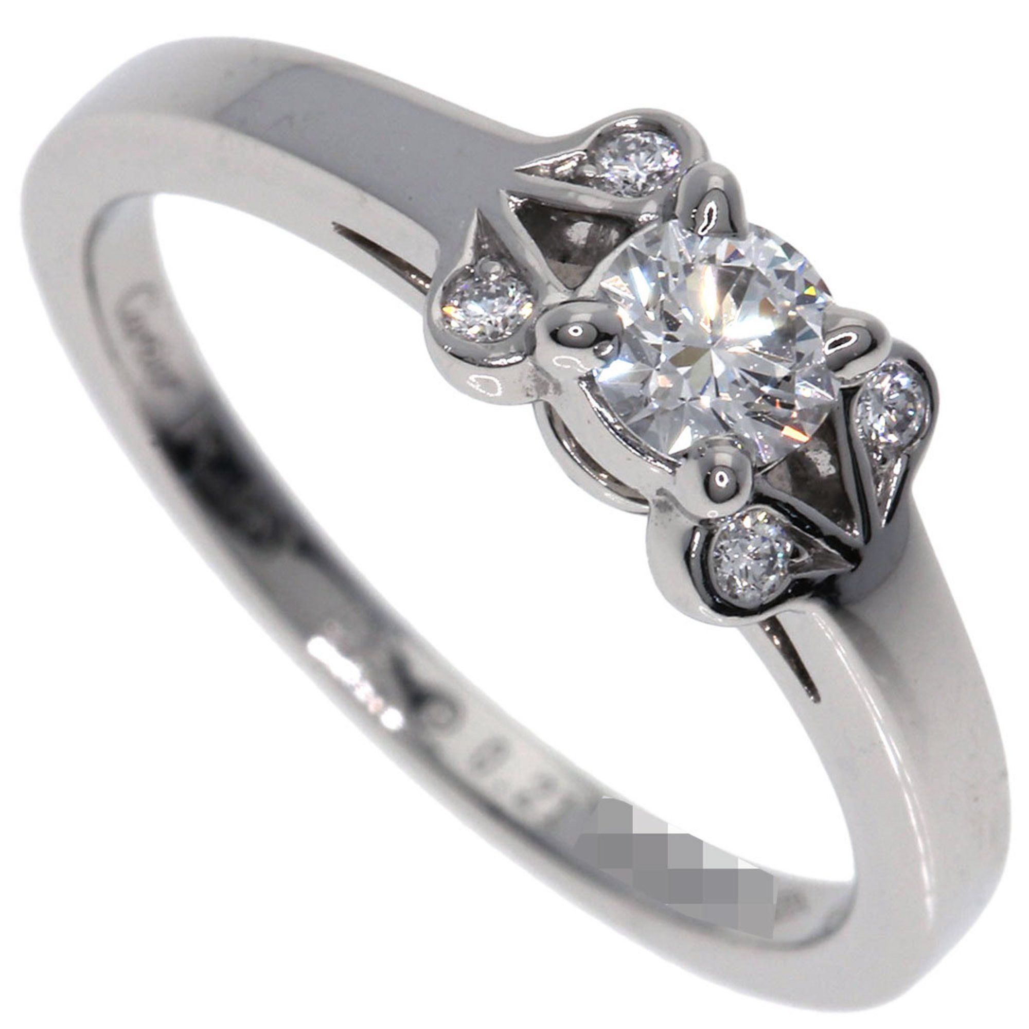 Cartier Ballerina Diamond #48 Ring Platinum PT950 Women's CARTIER