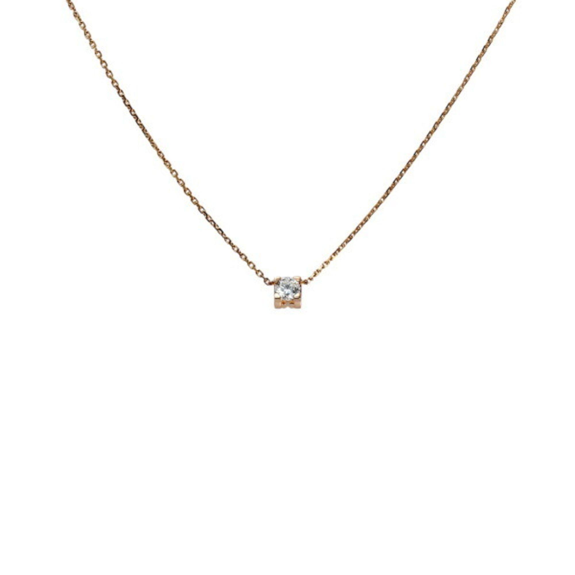 Cartier C de 18K pink gold necklace