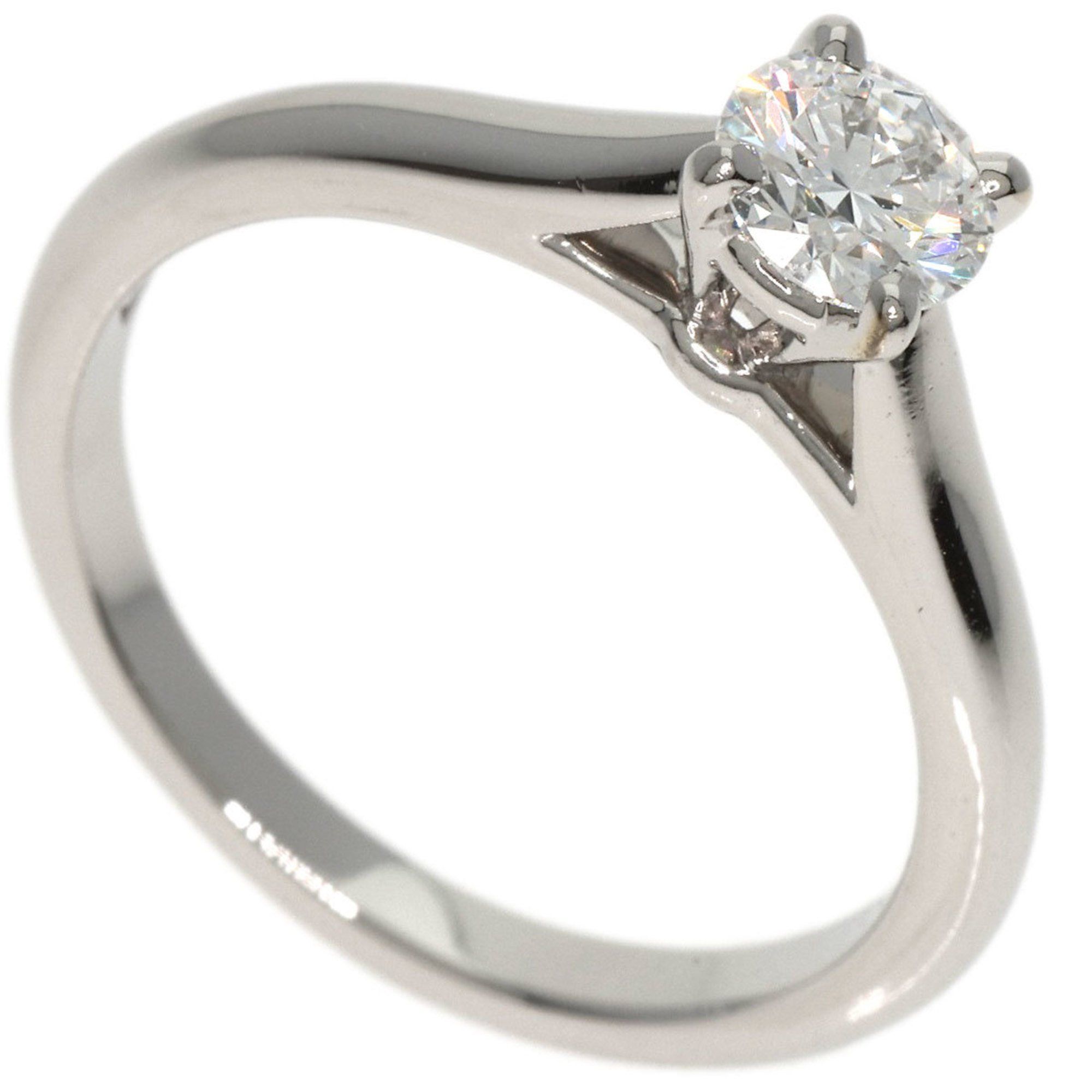 Cartier Solitaire Diamond #47 Ring Platinum PT950 Women's CARTIER