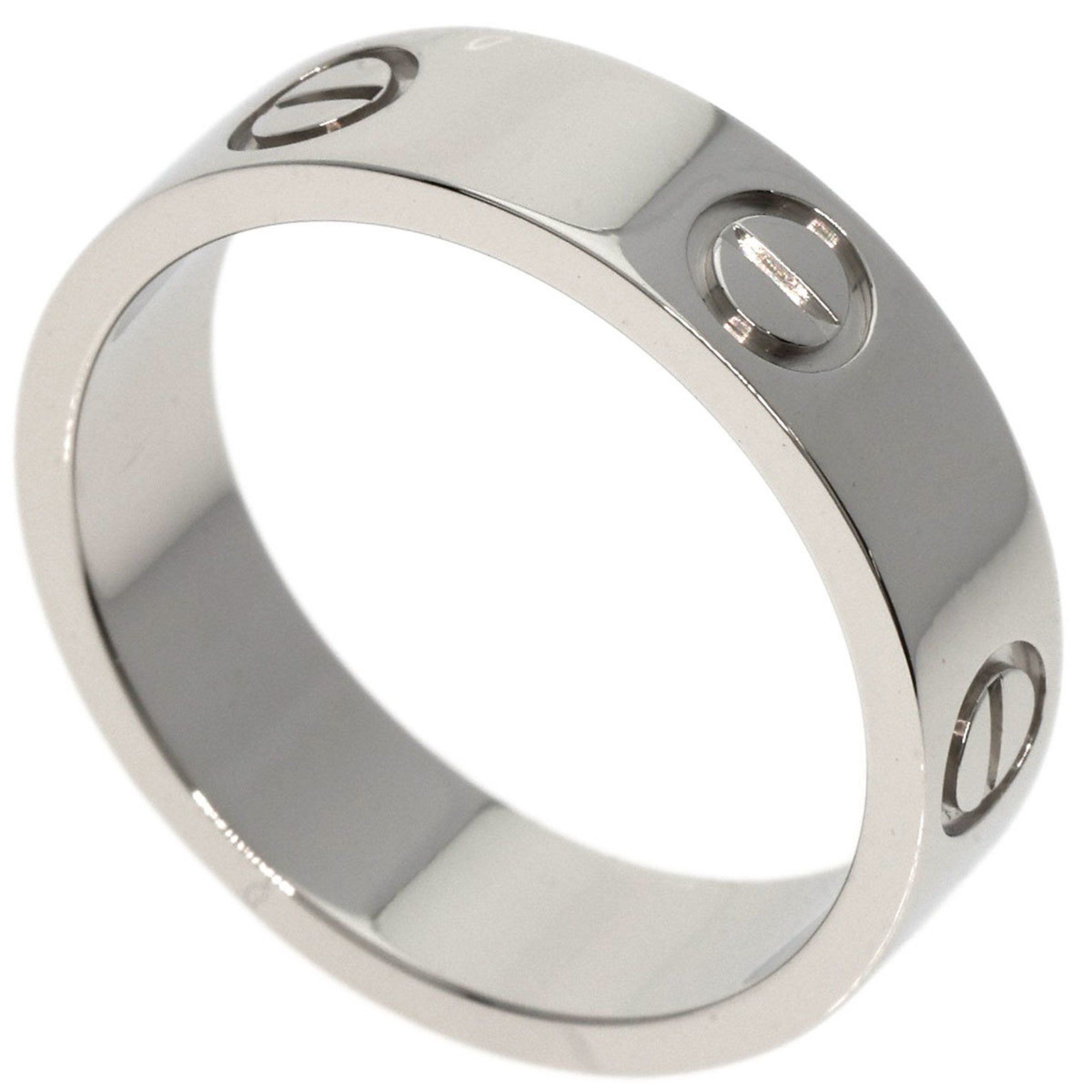 Cartier Love Ring #56 Platinum PT950 Women's CARTIER