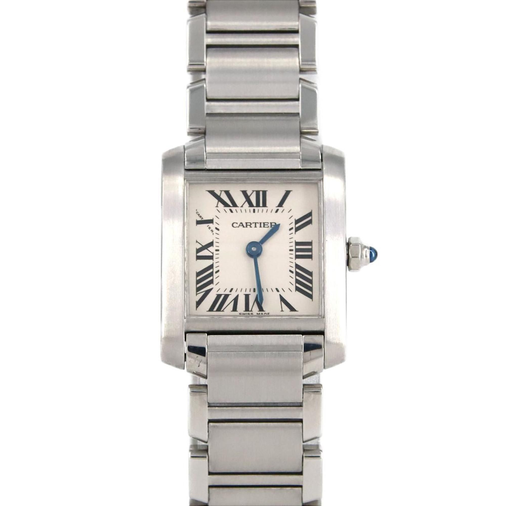 Cartier Tank Francaise SM W51008Q3 SS Wristwatch Quartz