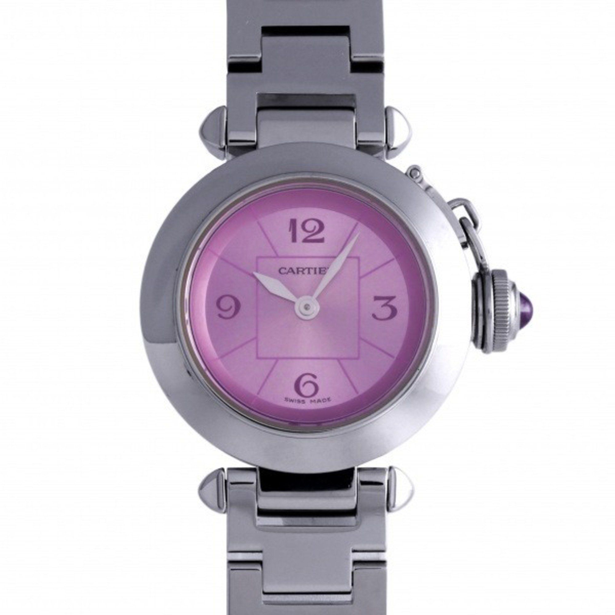 Cartier Pasha Mispasha 1st Anniversary Japan Limited Model W3140023 Pink Dial Used Watch Women's __
