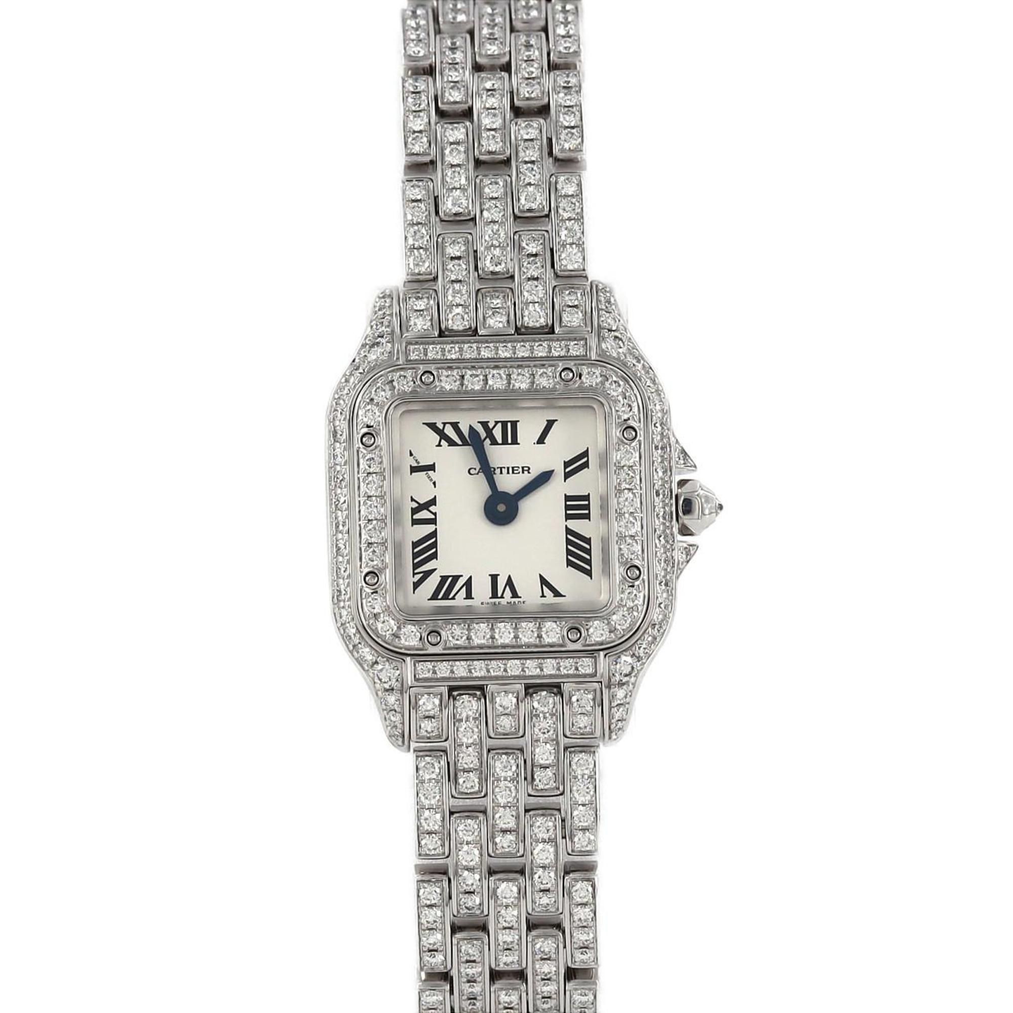 Cartier Mini Panthere WG 2D Bracelet D HPI01325 Wristwatch Quartz