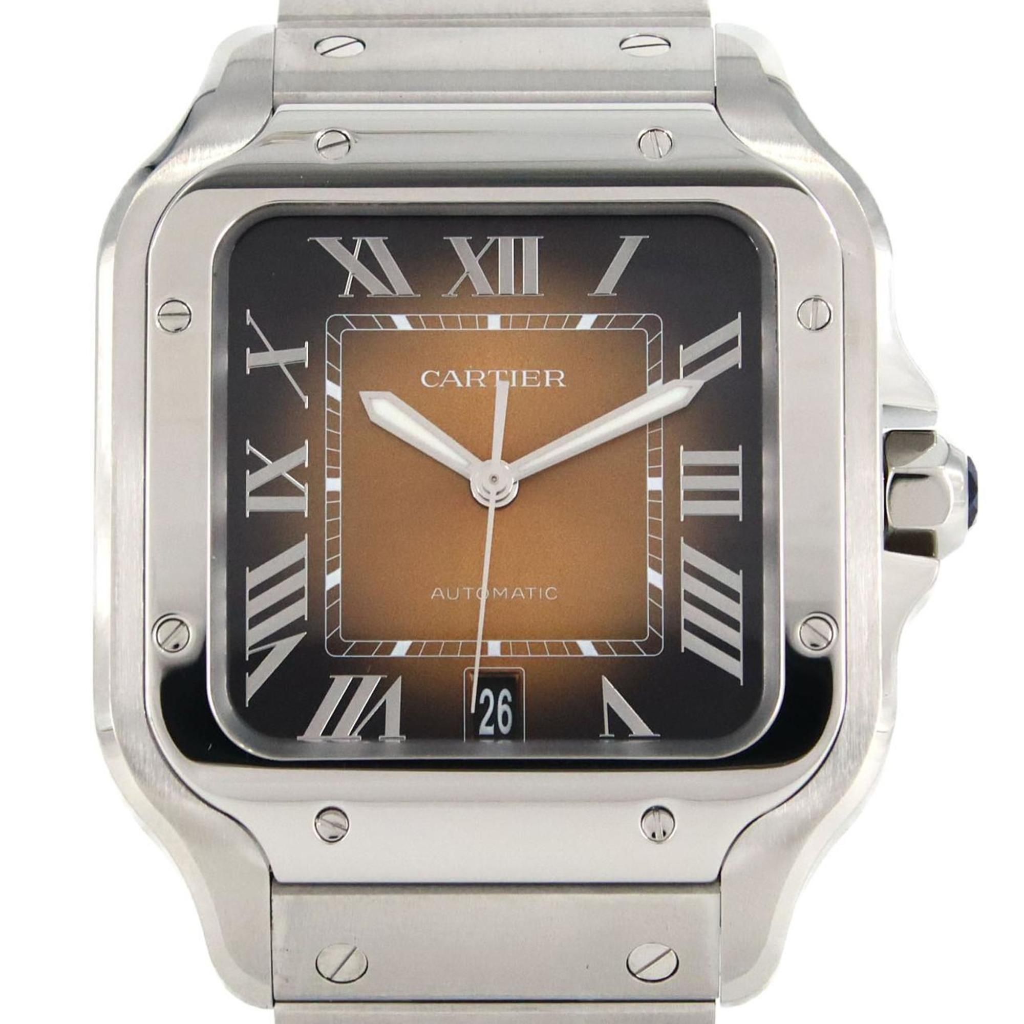 Cartier Santos de LM WSSA0064 SS Wristwatch Automatic