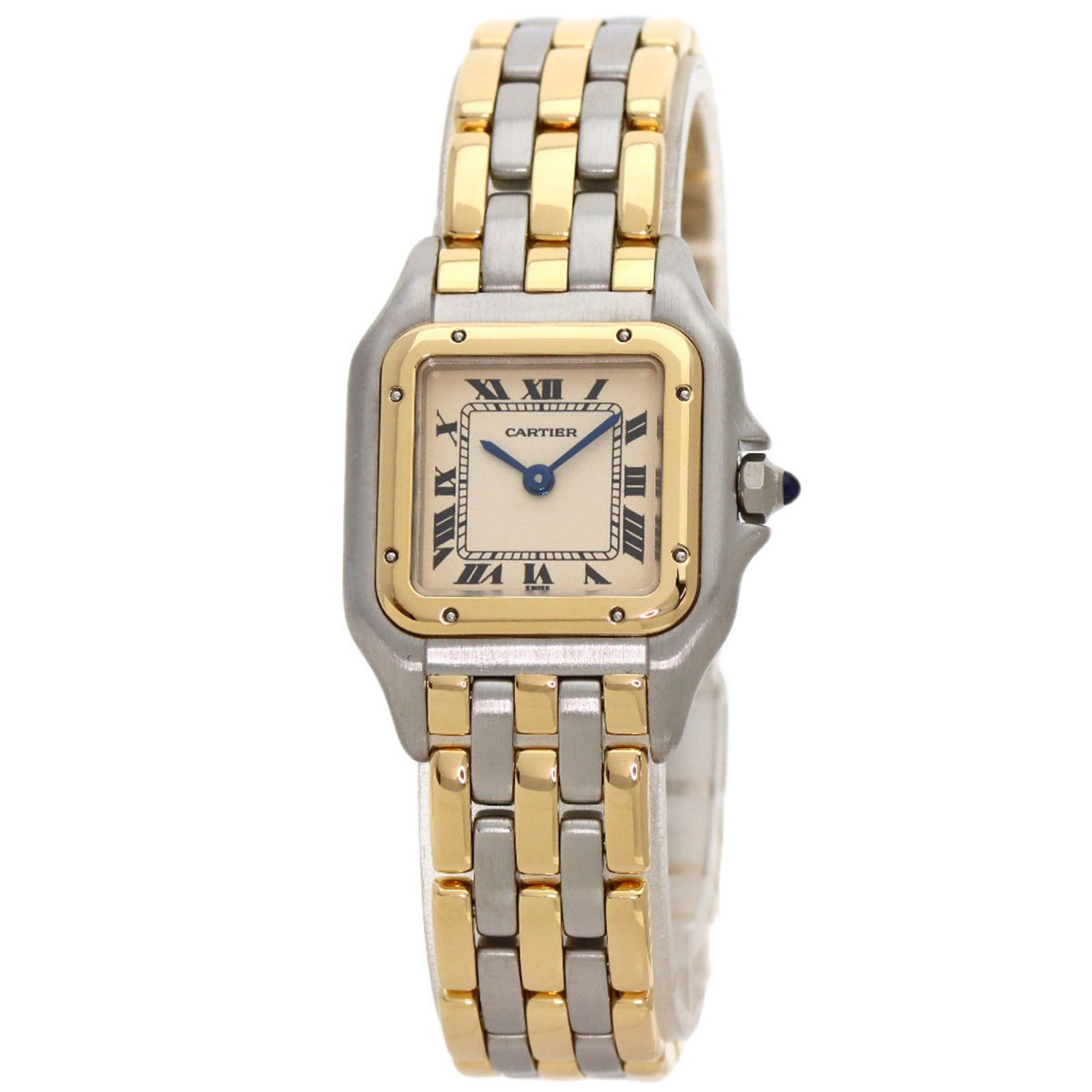 Cartier W25029B8 Panthere SM 3 Row Watch Stainless Steel SSxK18YG Women's CARTIER