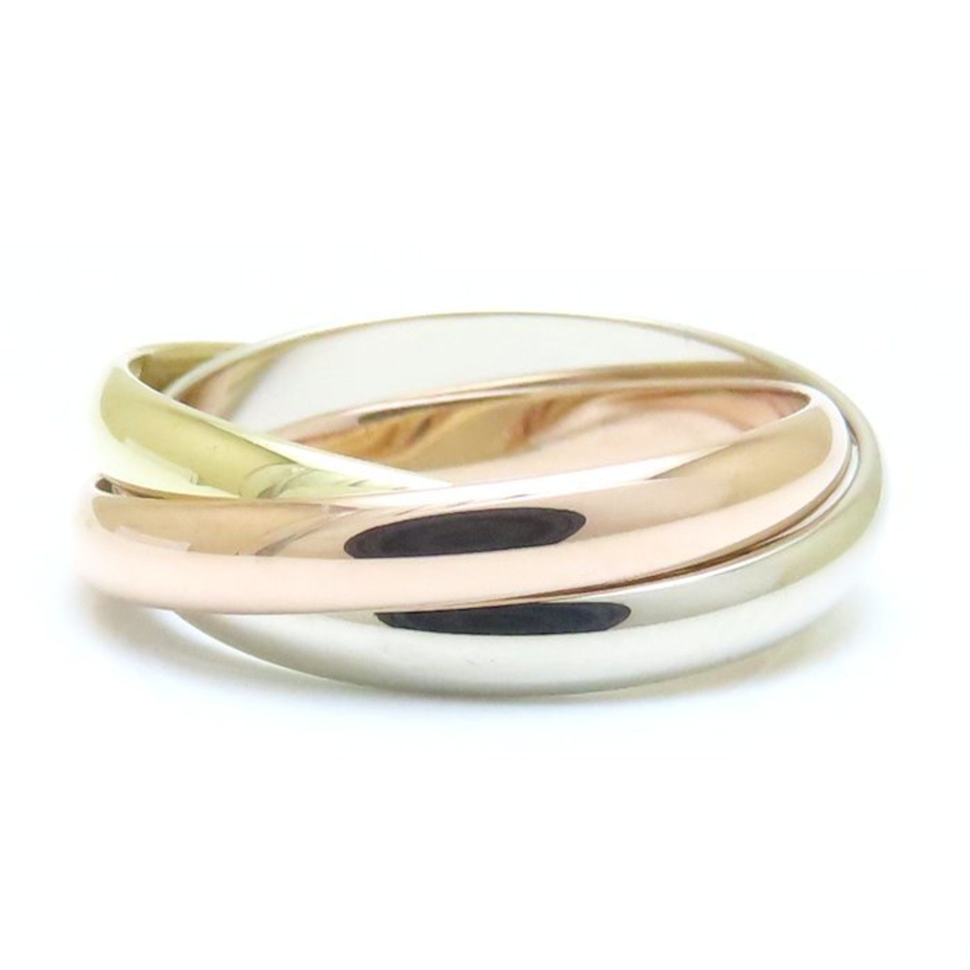 CARTIER Trinity Ring #51 3-row K18 three-color gold 293573