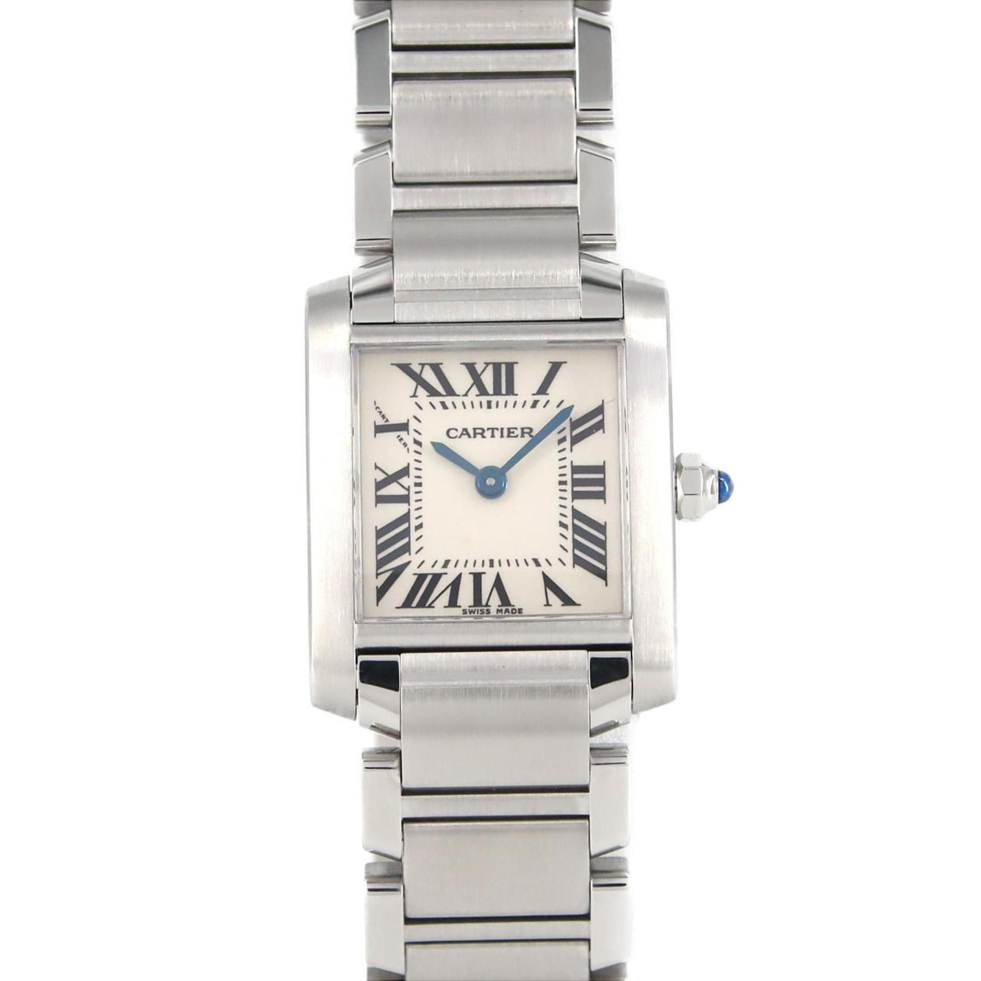 Cartier Tank Francaise SM W51008Q3 SS Wristwatch Quartz