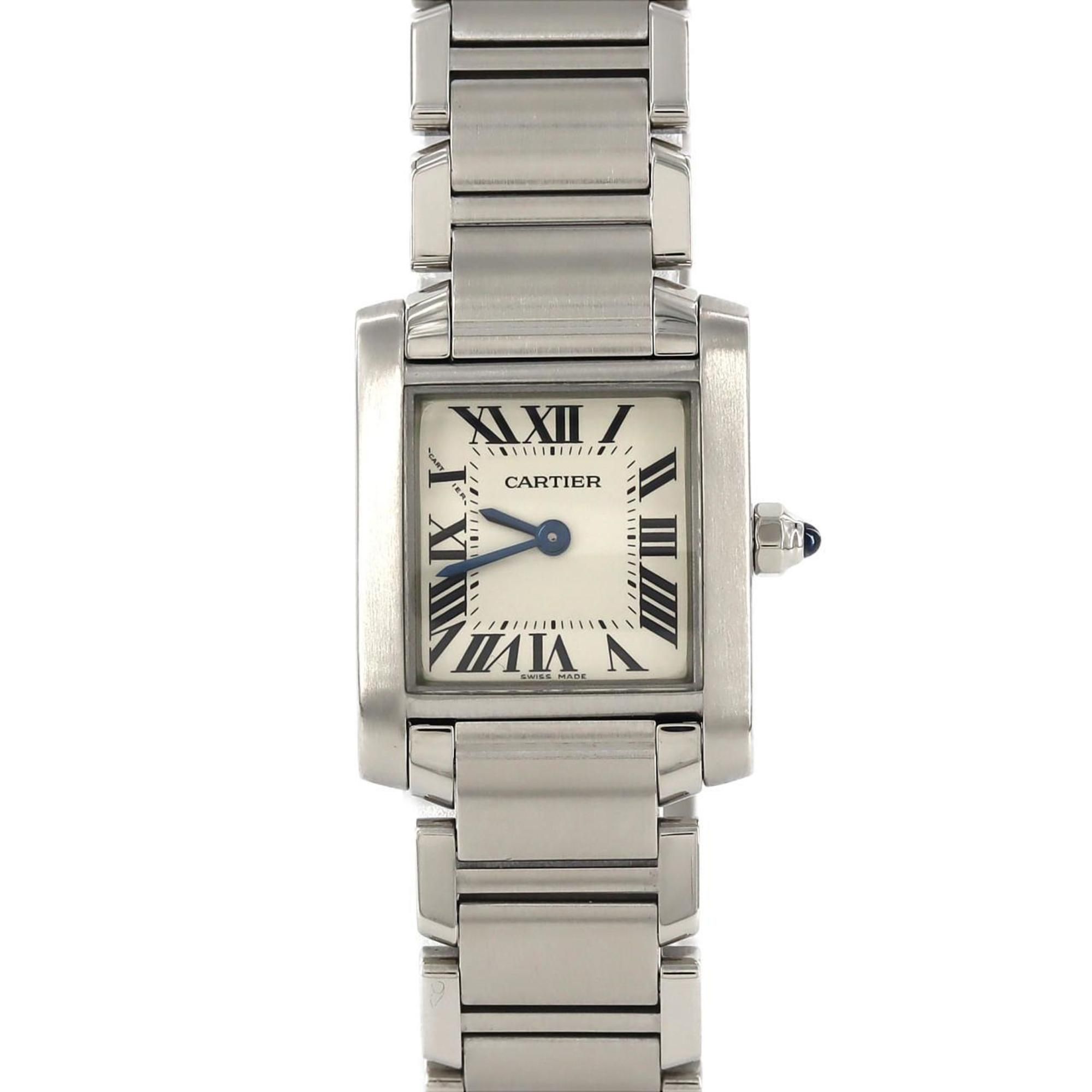Cartier Tank Francaise SM W51008Q3 SS Wristwatch Quartz