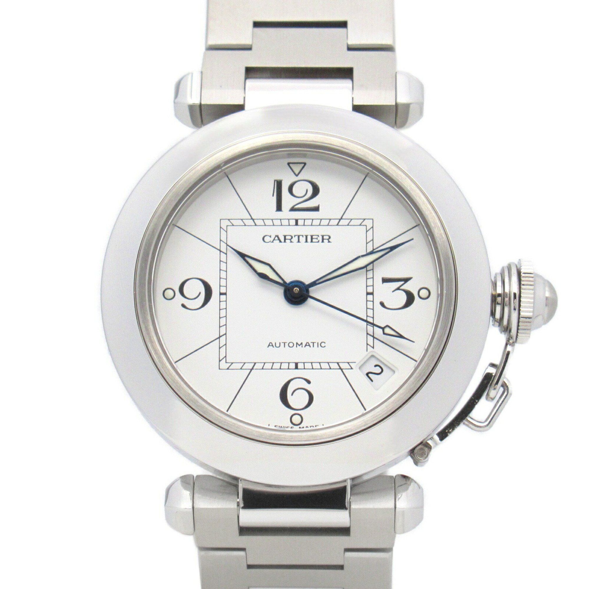 Cartier Pasha C Watch Stainless Steel Boys White W31074M7