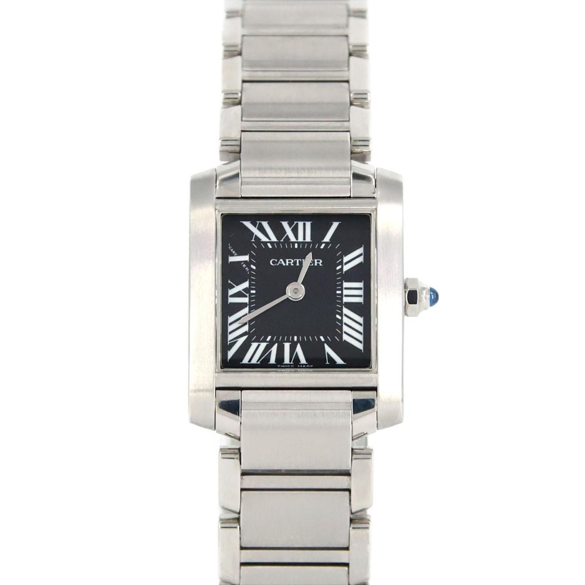 Cartier Tank Francaise SM W51026Q3 SS Wristwatch Quartz