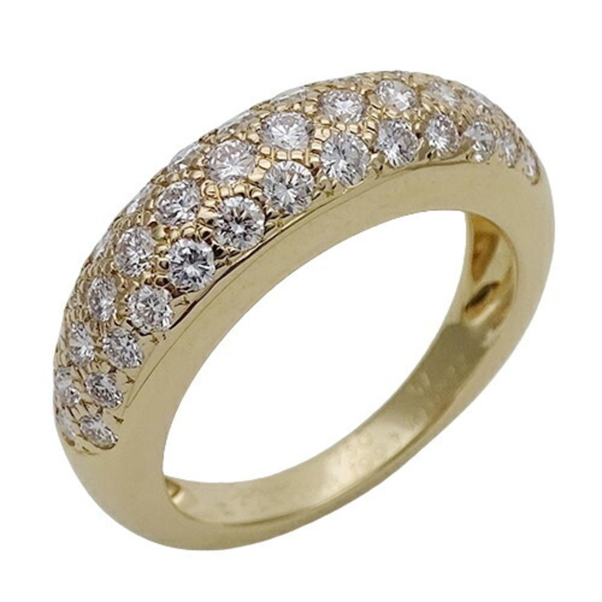 Cartier Ring for Women, 750YG Diamond, Mimi, Yellow Gold, #51, Size 11