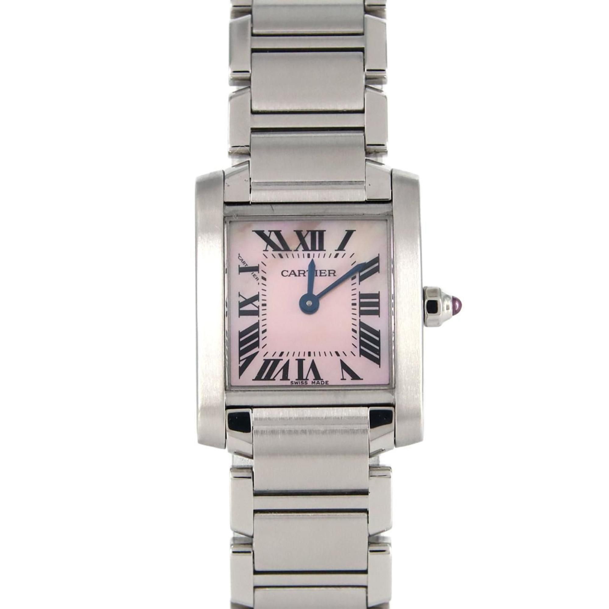 Cartier Tank Francaise SM W51028Q3 SS Wristwatch Quartz
