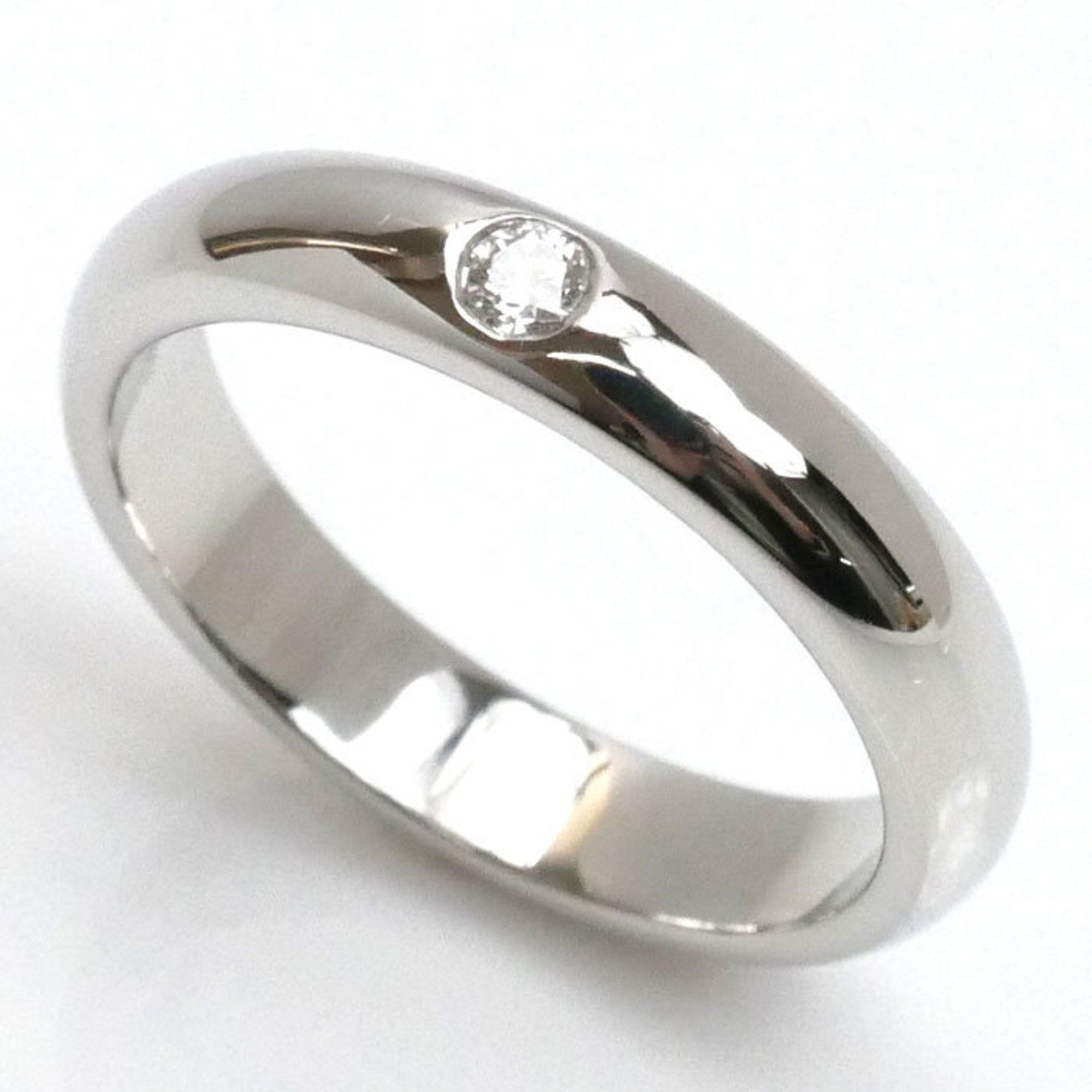 CARTIER Pt950 Platinum Classic Wedding Ring B4071849 Diamond Size 9 49 5.3g Women's