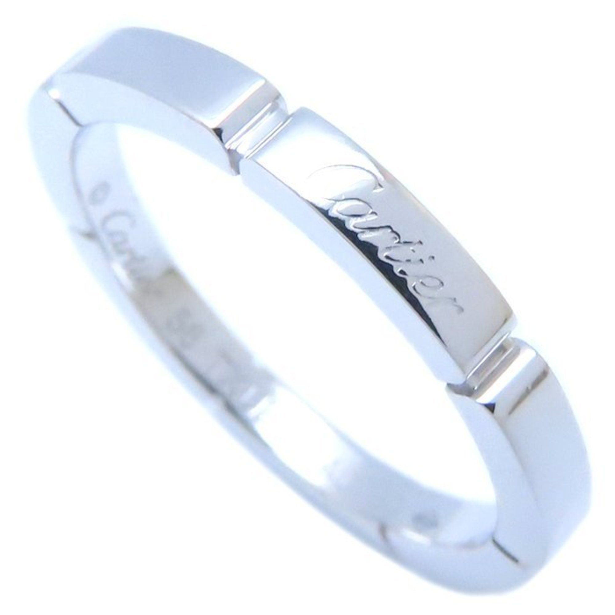 CARTIER Cartier Maillon Panthere Ring #56 18KWG White Gold 293513