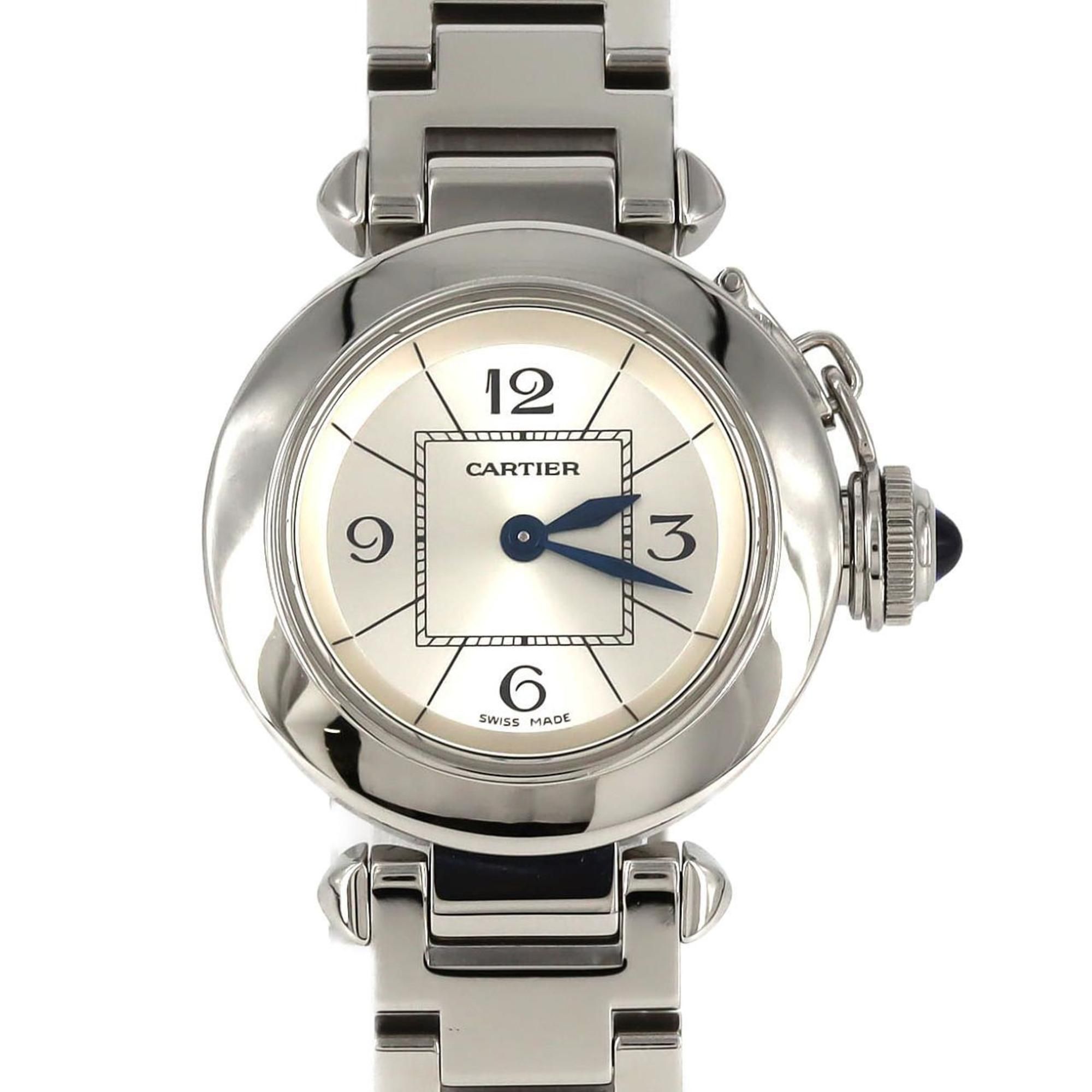 Cartier Miss Pasha W3140007 SS Quartz Watch