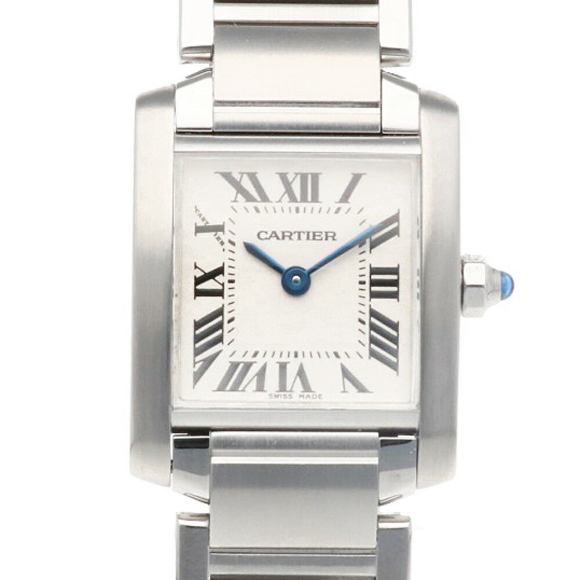 Cartier Tank Francaise SM Watch Stainless Steel 2384 Quartz Ladies CARTIER