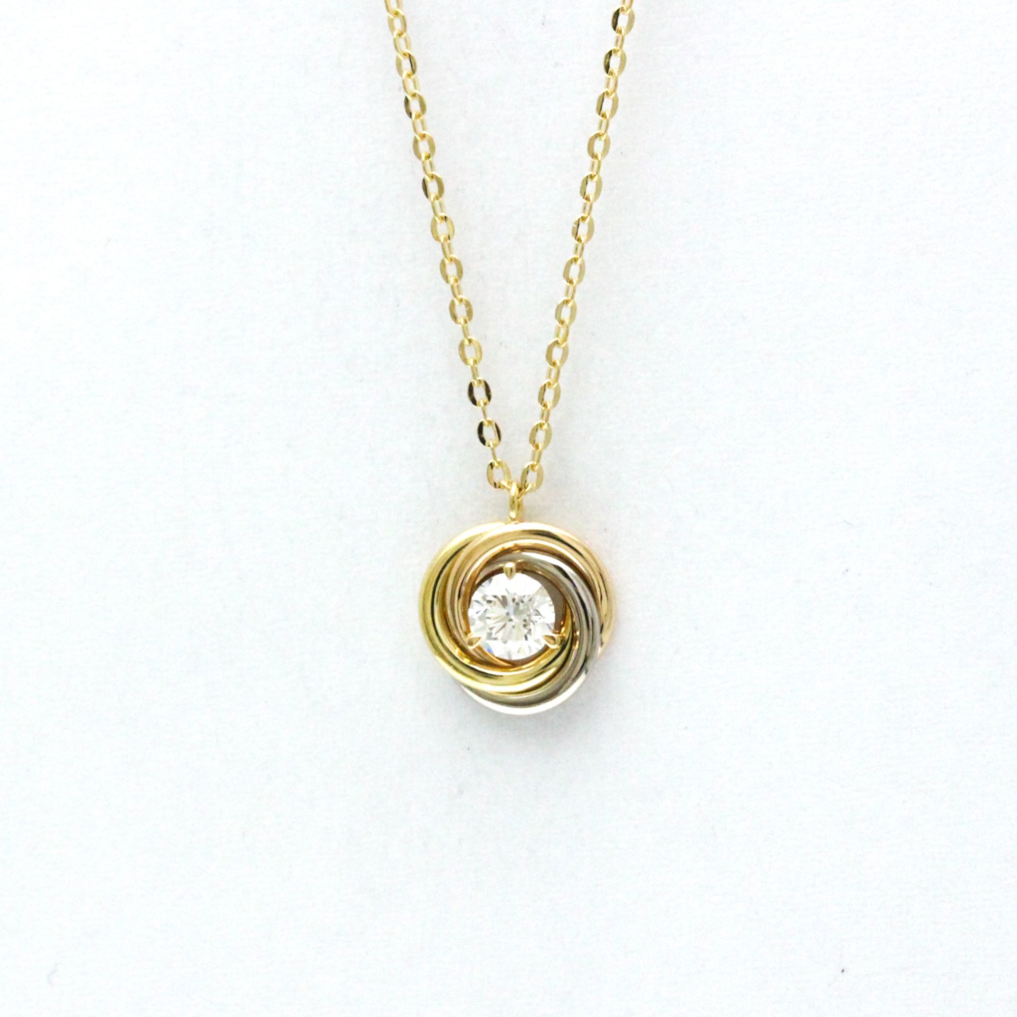 Cartier Trinity Necklace Diamond B7224812 Pink Gold (18K),White Gold (18K),Yellow Gold (18K) Diamond