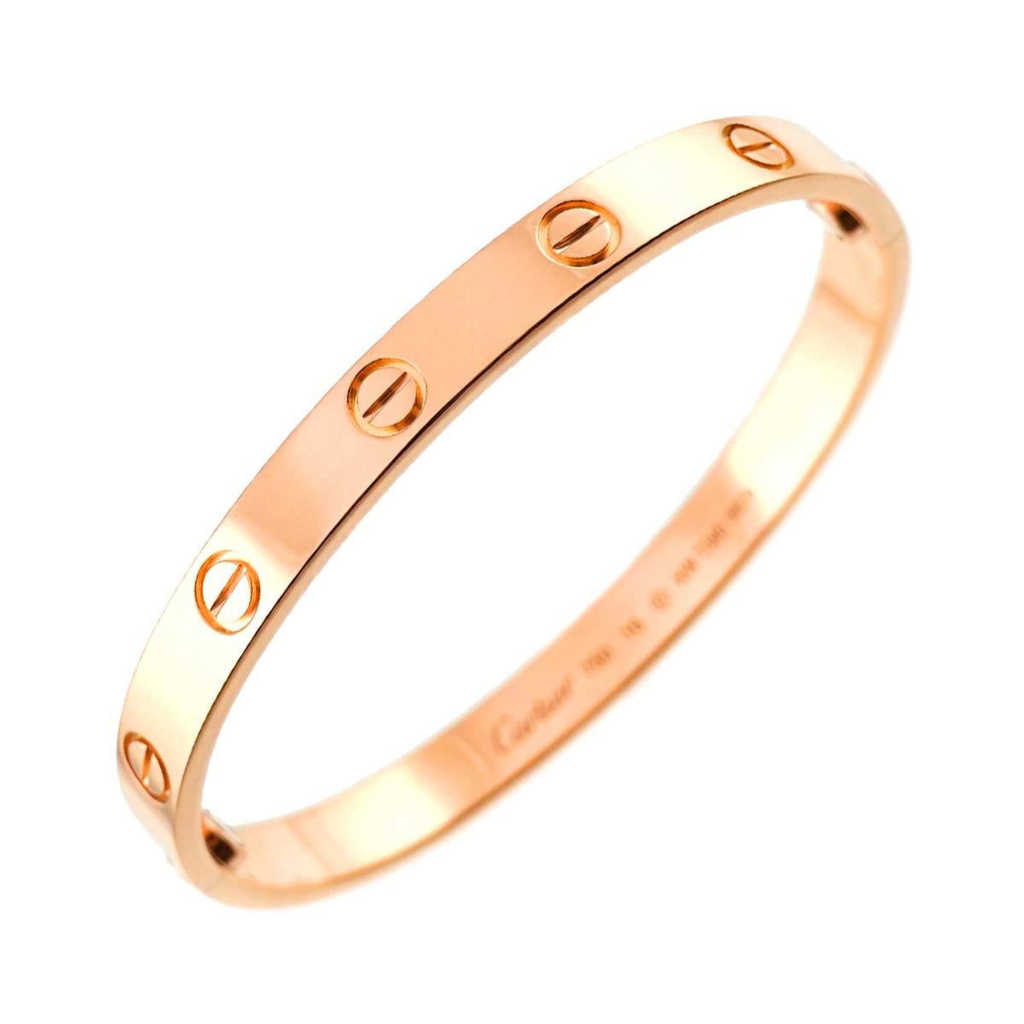 Cartier Love Bracelet #16 K18 PG Pink Gold 750 Bangle