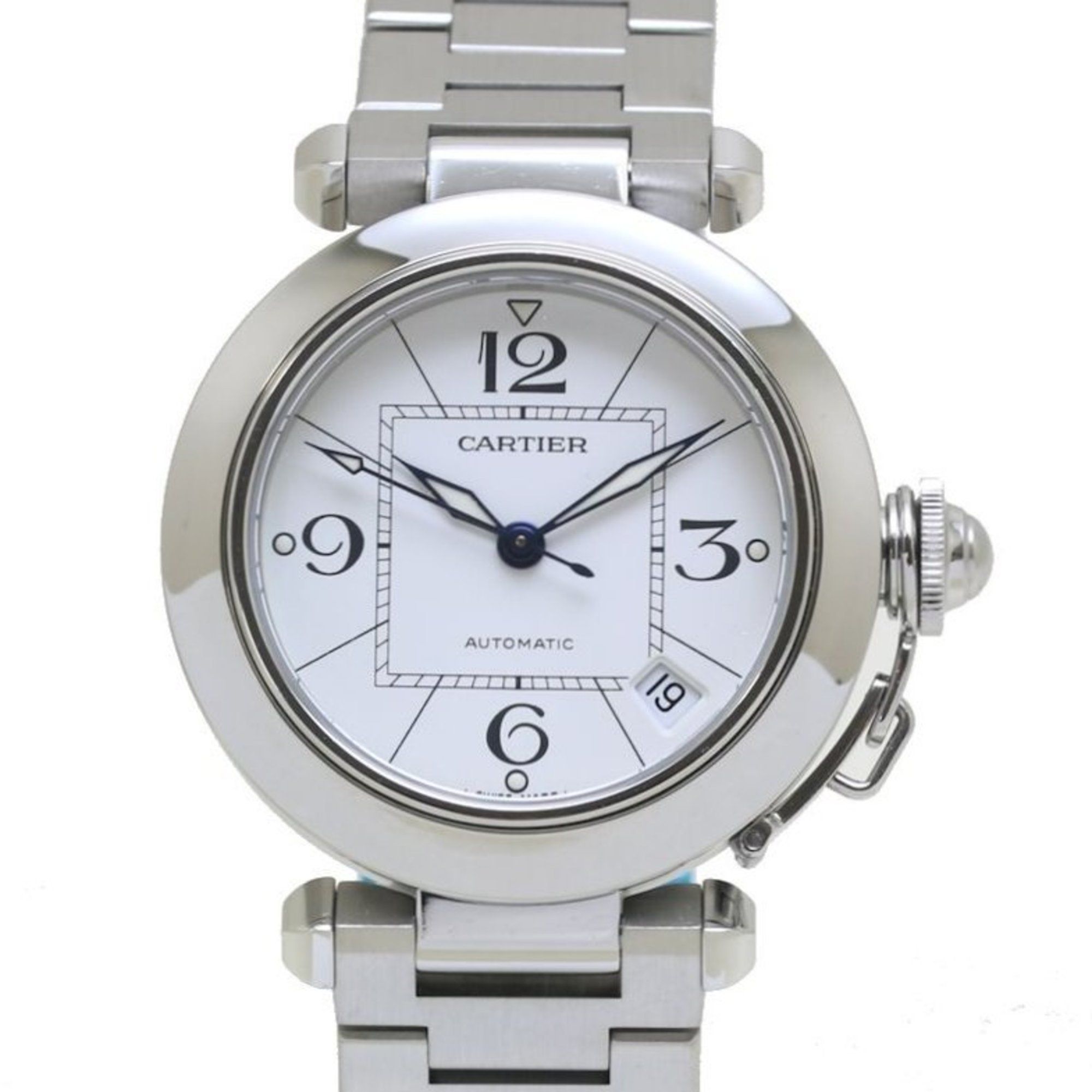CARTIER Pasha C New Calendar W31074M7 Stainless Steel Boys 39867 Watch