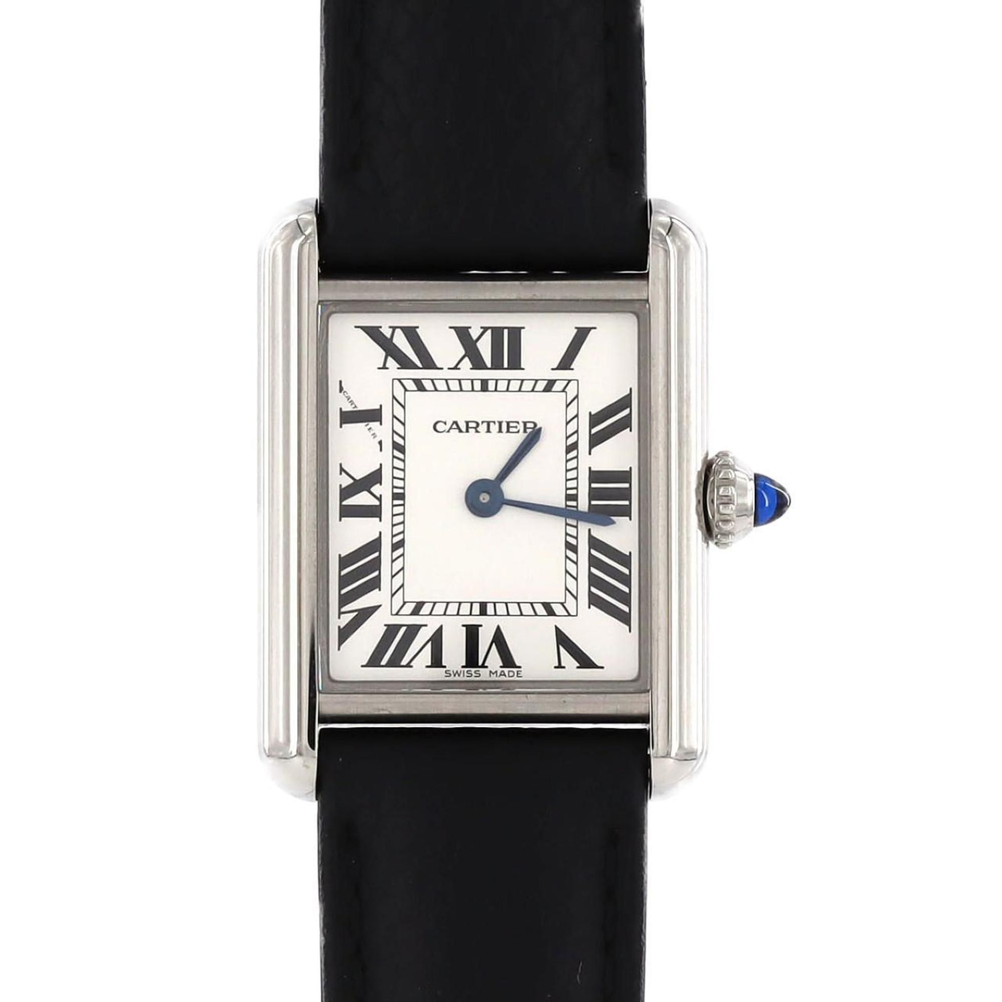 Cartier Tank Must SM WSTA0042 SS Wristwatch Quartz