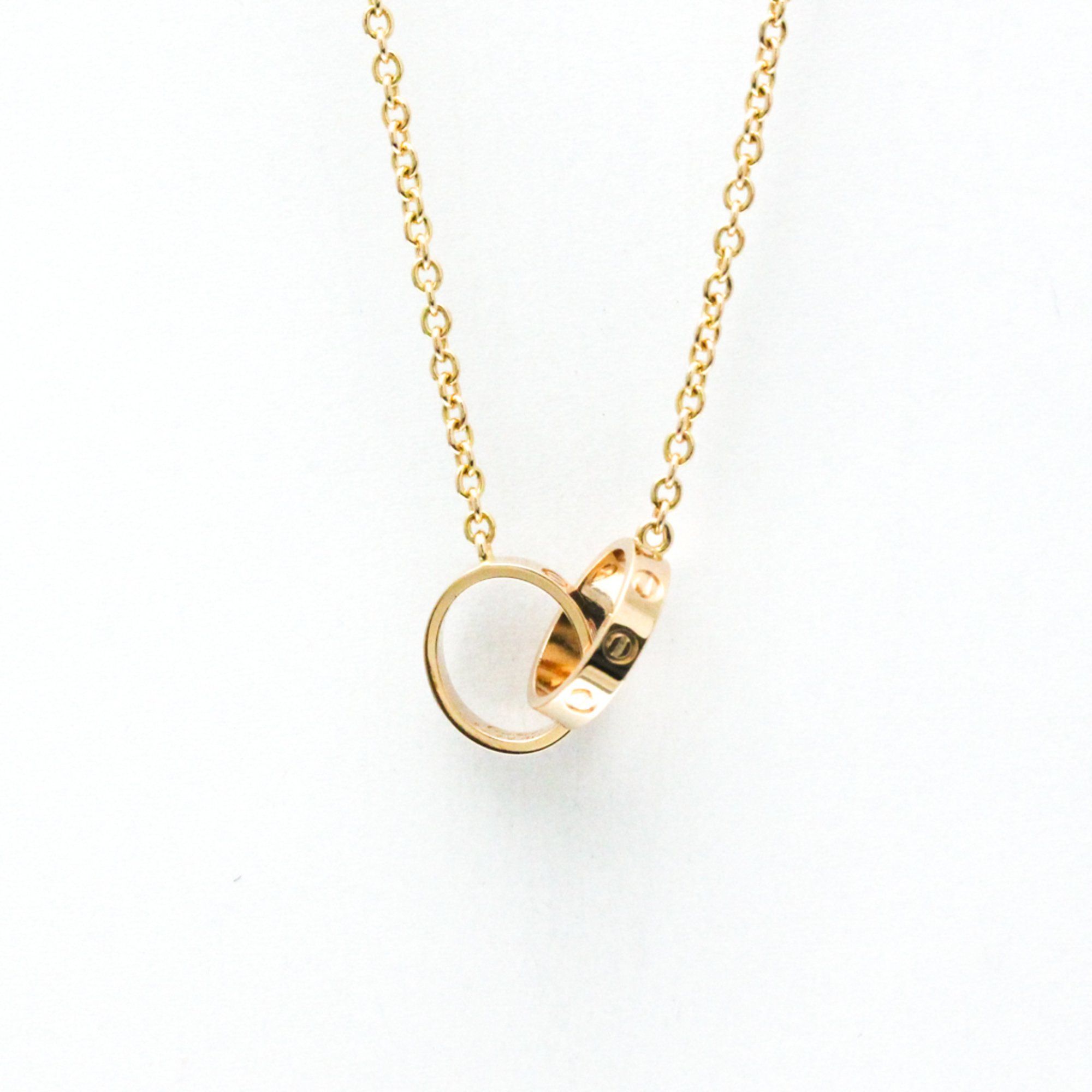 Cartier Baby Love Necklace Pink Gold (18K) No Stone Men,Women Fashion Pendant Necklace (Pink Gold)