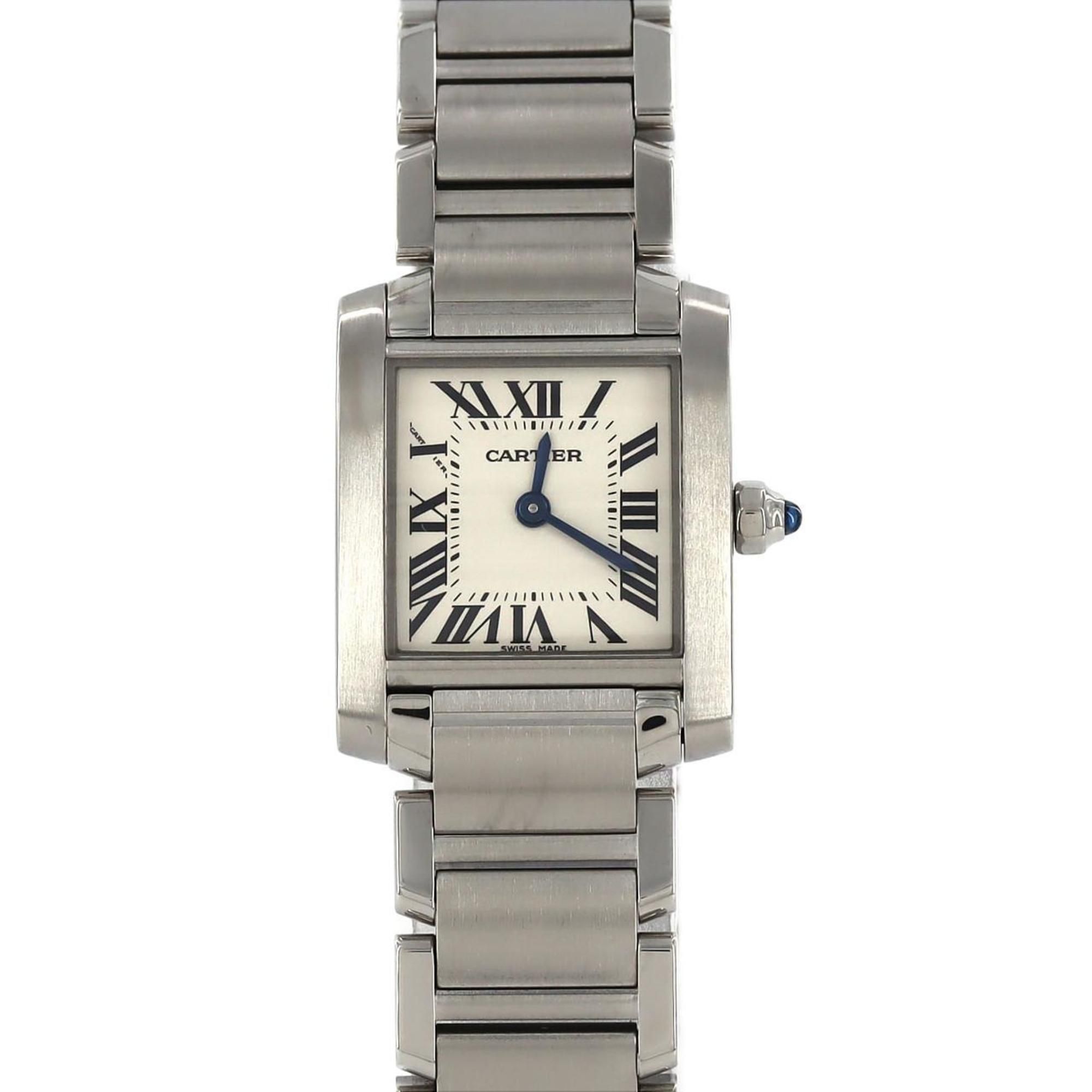 Cartier Tank Francaise SM W51008Q3 SS Wristwatch Quartz