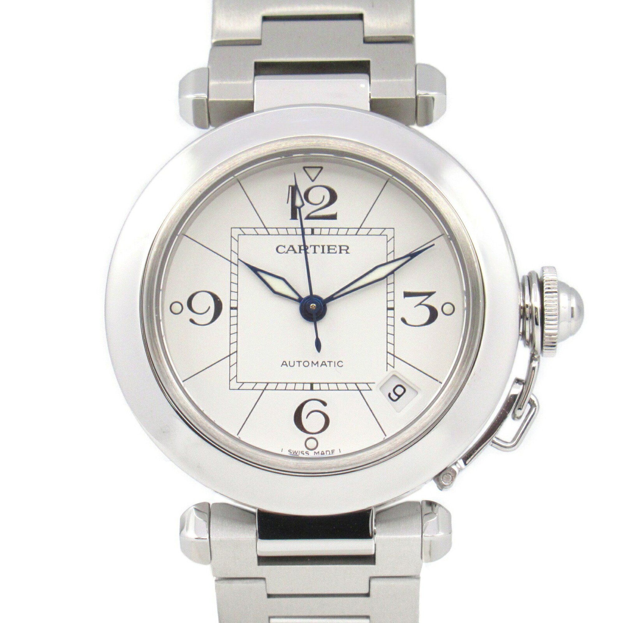 Cartier Pasha C Watch Stainless Steel Boys White W31074M7