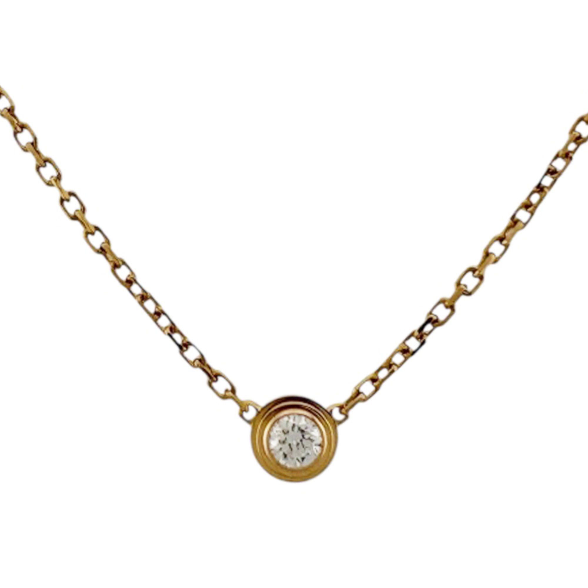 Cartier Amour Diamant Léger 0.04ct Necklace 18K Diamond Ladies CARTIER