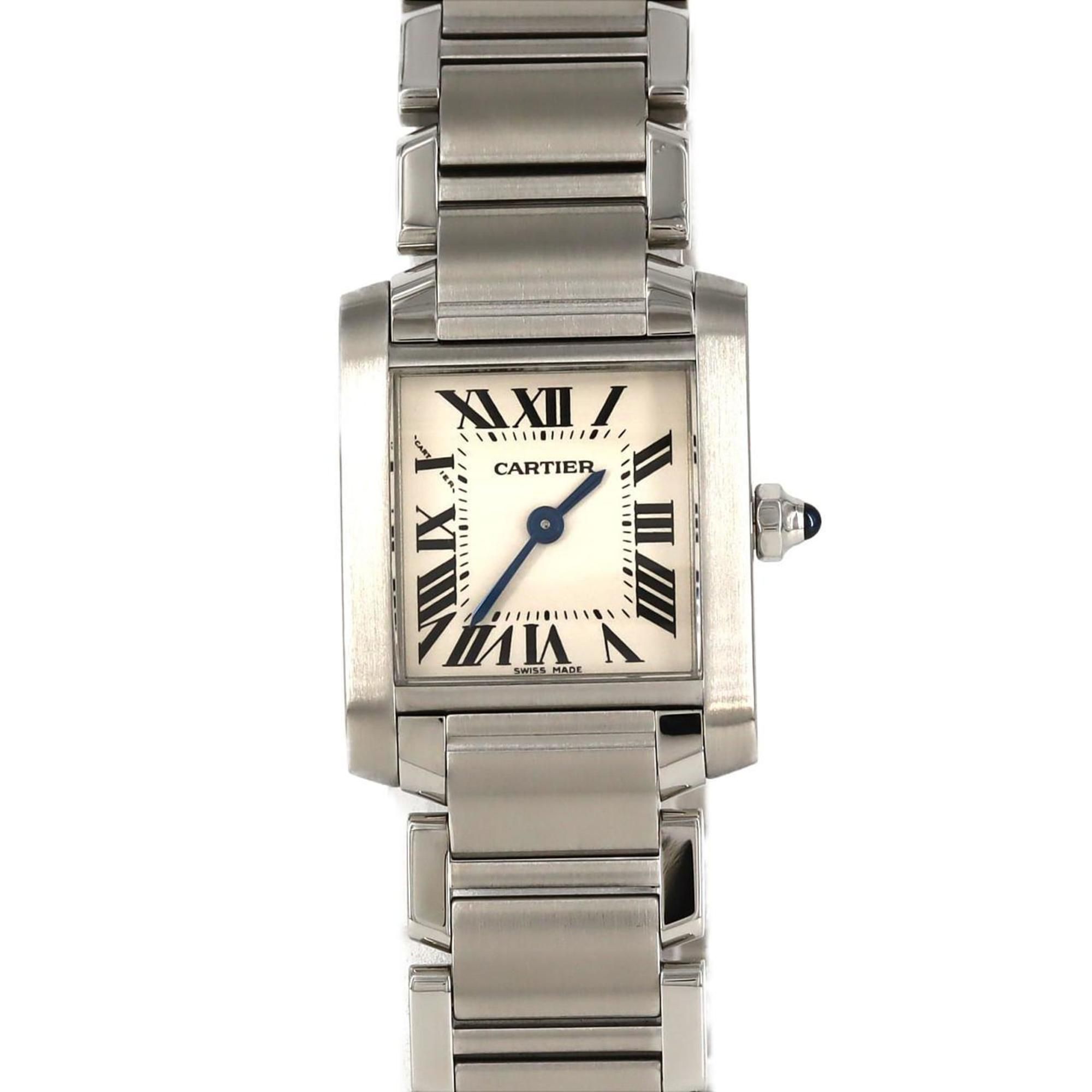 Cartier Tank Francaise SM W51008Q3 SS Wristwatch Quartz