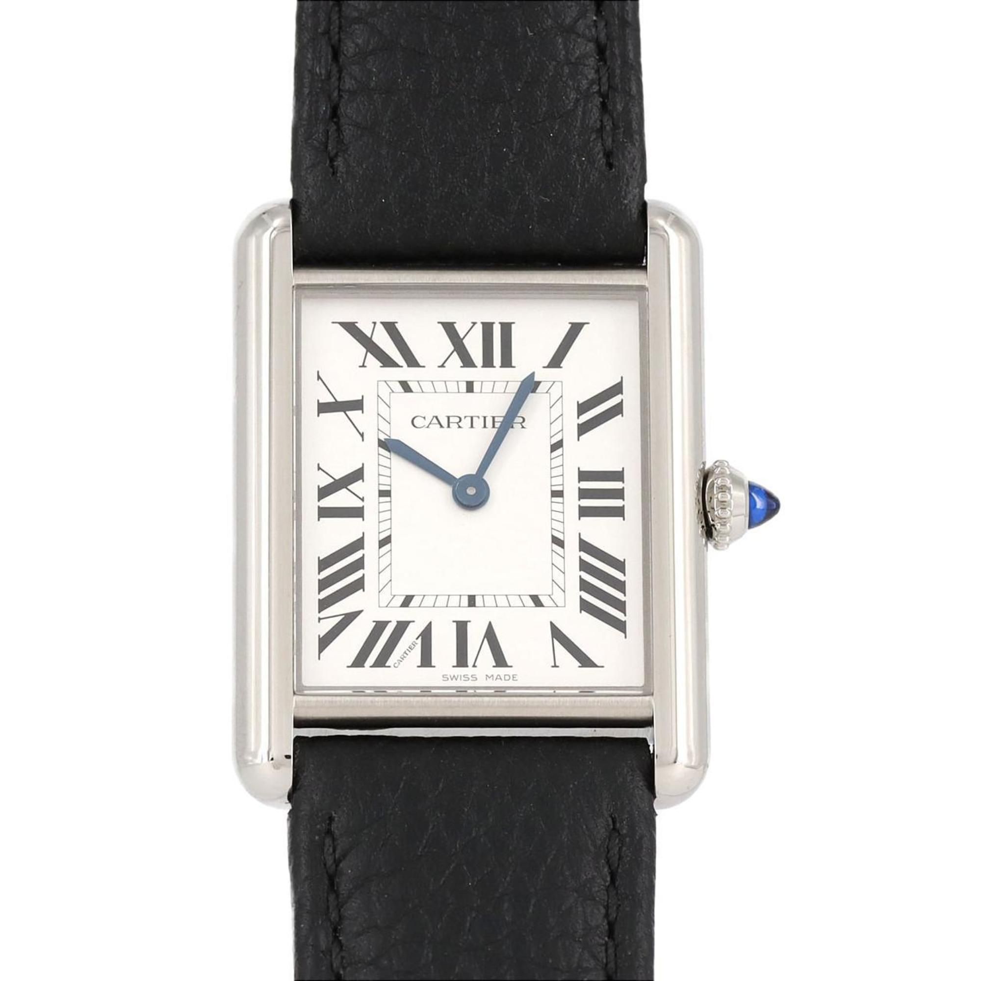 Cartier Tank Must LM WSTA0059 SS Solar Watch Quartz