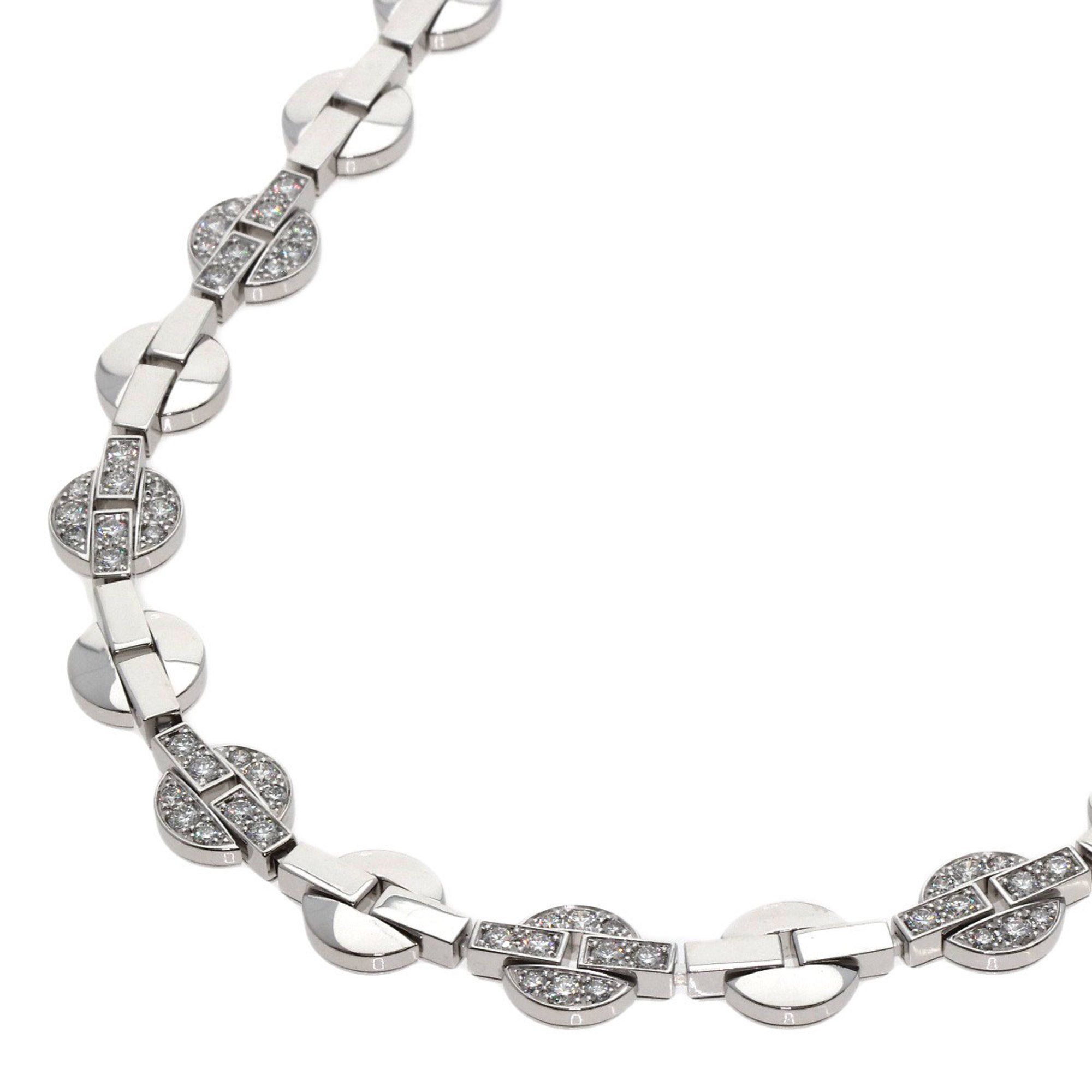 Cartier Imalia Diamond Necklace K18 White Gold Women's CARTIER