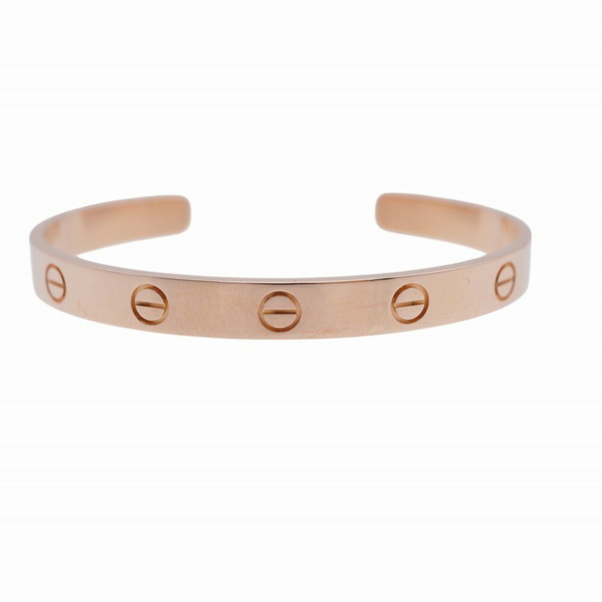 Like new Cartier Love 18KPG Bangle #17 Pink Gold 750 0208CARTIER