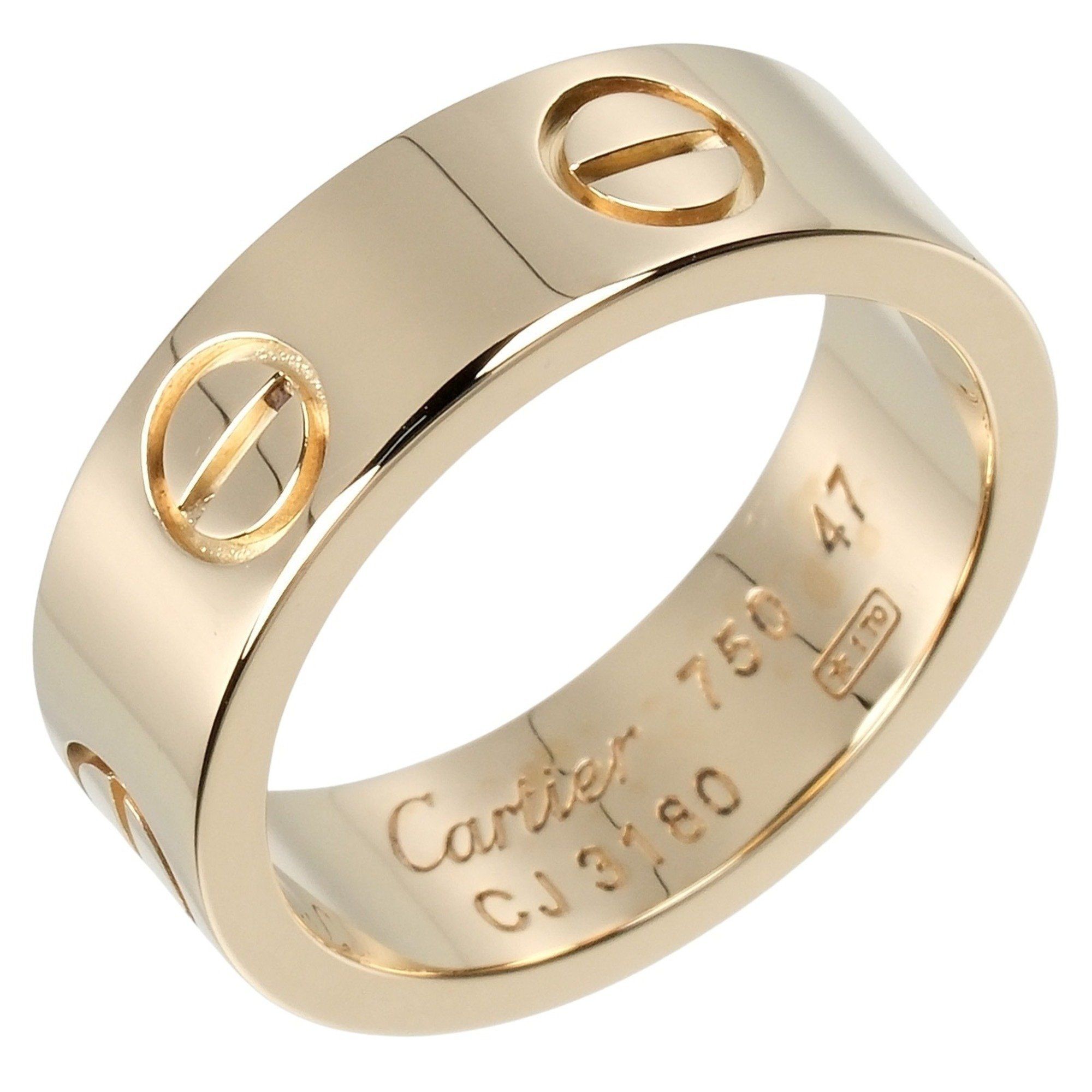 Cartier Love size 7 ring, K18YG yellow gold, approx. 6.49g