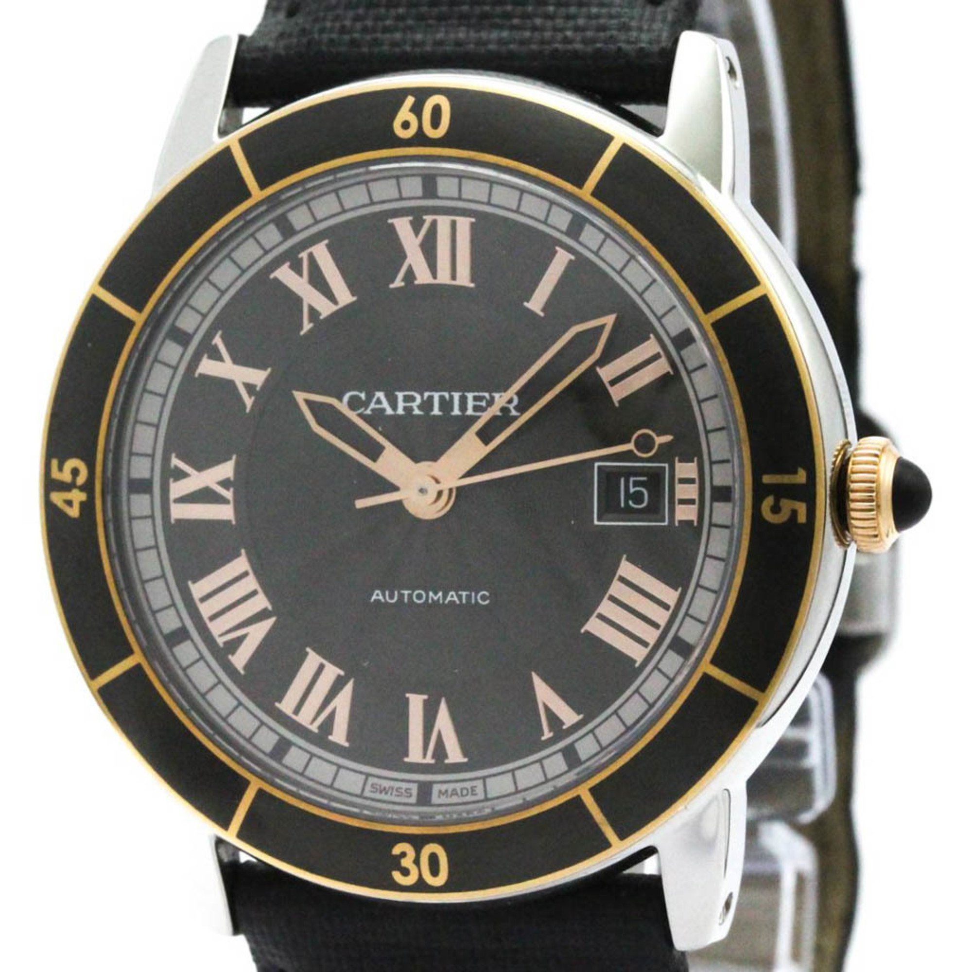 CARTIER Ronde Croisiere De Cartier Steel Automatic Mens Watch W2RN0005