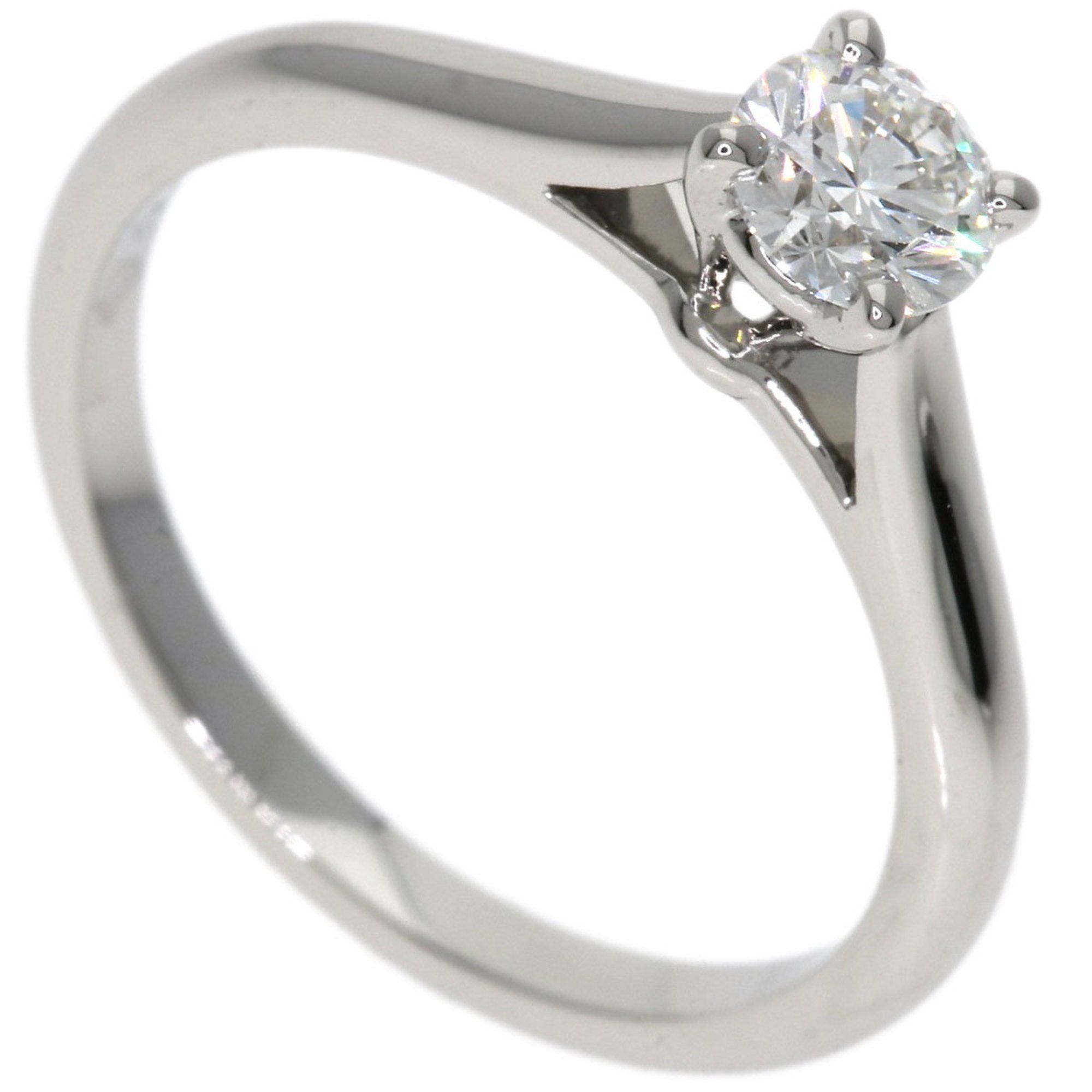 Cartier Solitaire Diamond #47 Ring Platinum PT950 Women's CARTIER