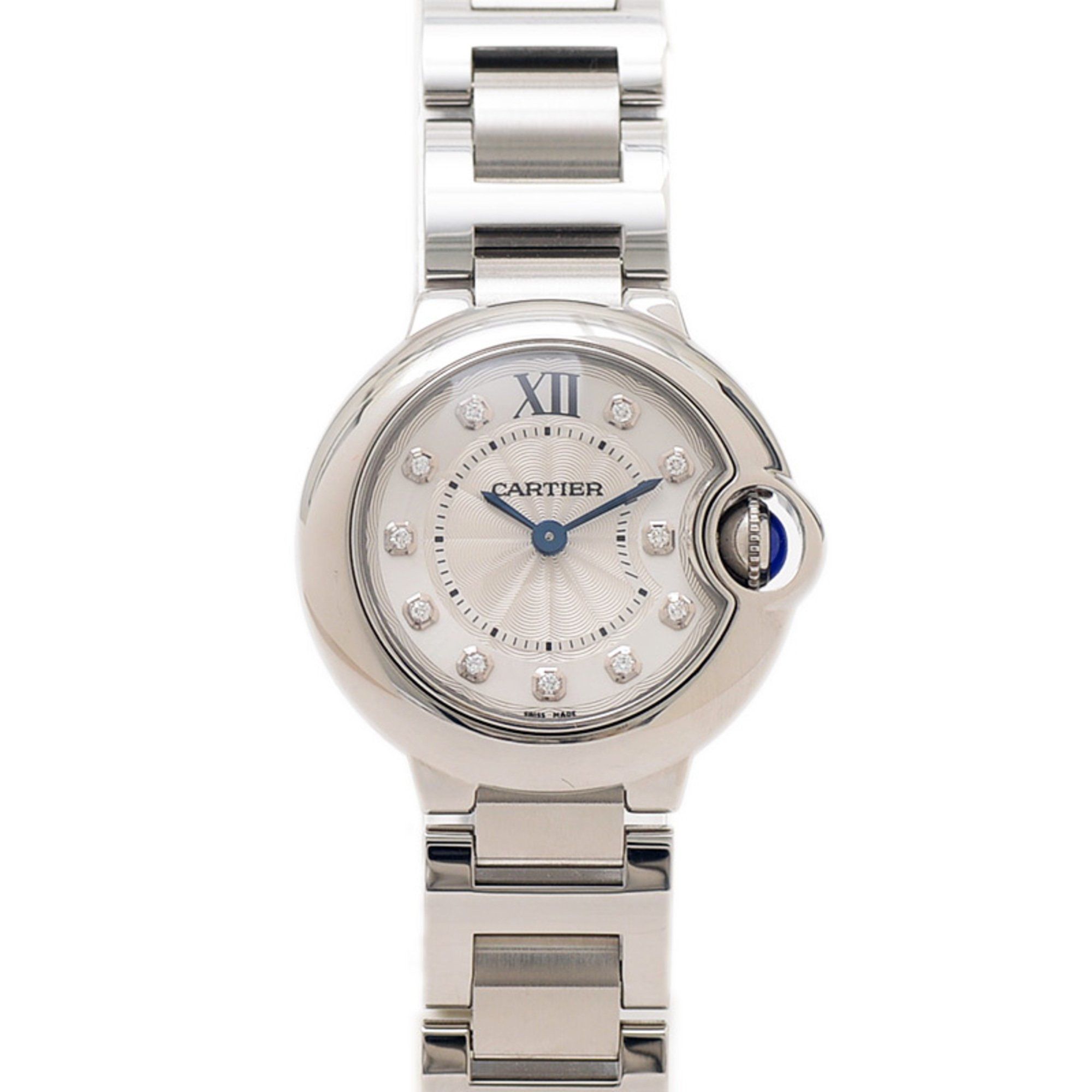 Cartier Ballon Bleu SM 11P Diamond Quartz Ladies WE902073 Watch