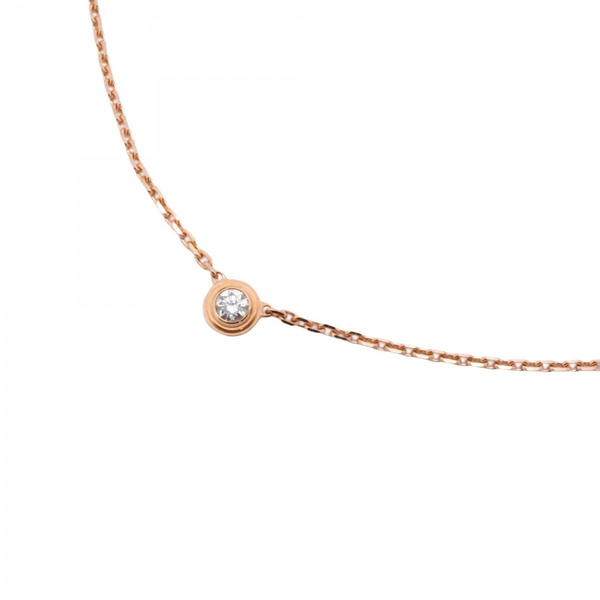 Cartier Necklace Amour XS 1PD 18KPG Pink Gold Diamond Ladies