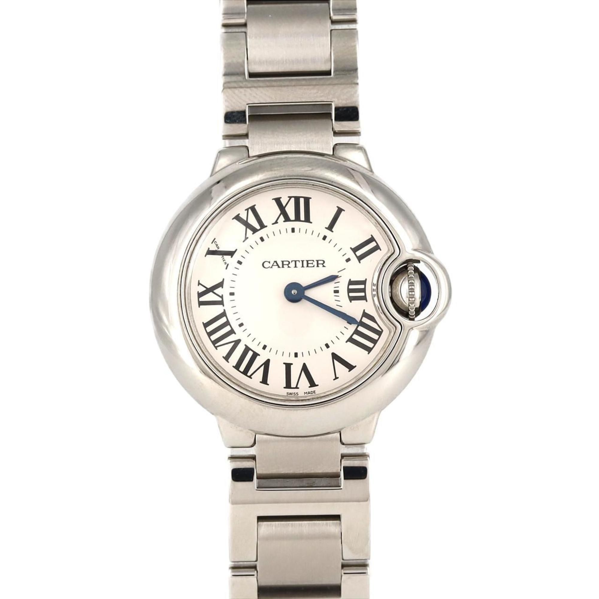 Cartier Ballon Bleu SM W69010Z4 SS Watch Quartz