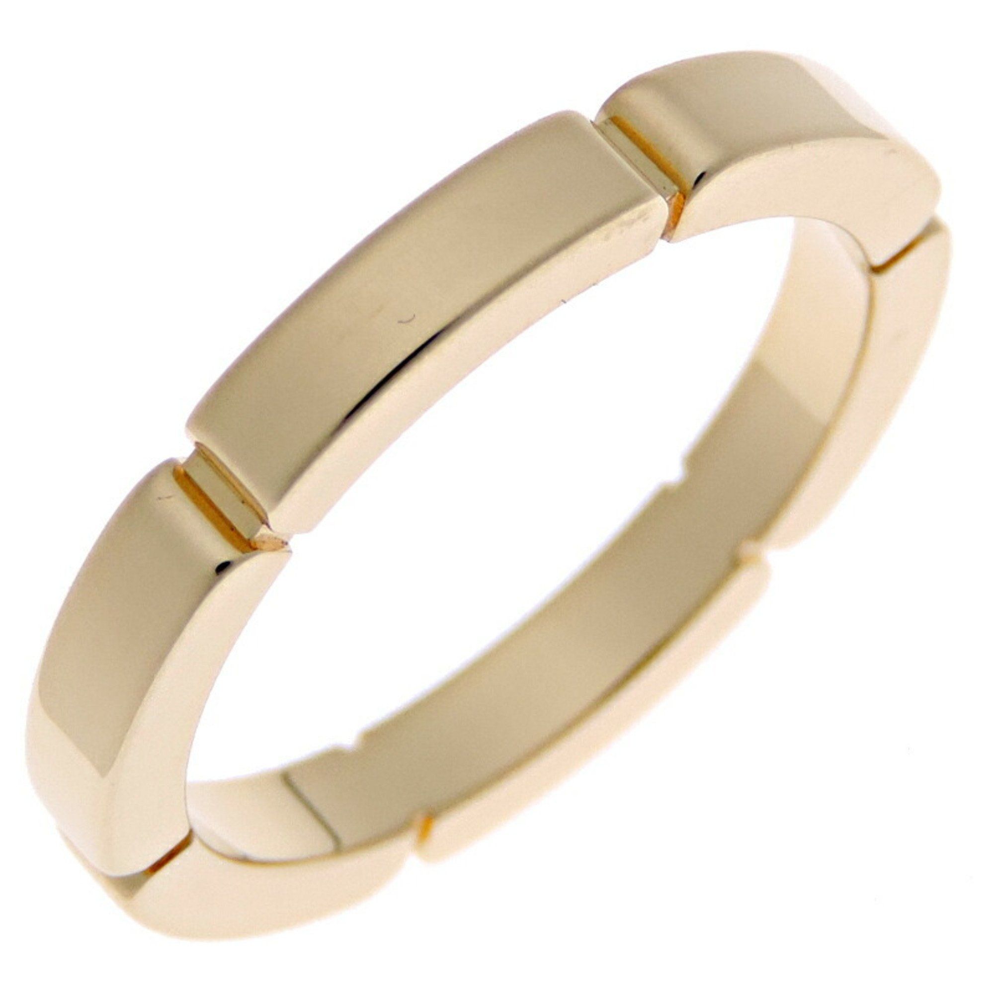 Cartier Maillon Panthere Wedding #49 Women's Ring B4079900 750 Yellow Gold Size 9