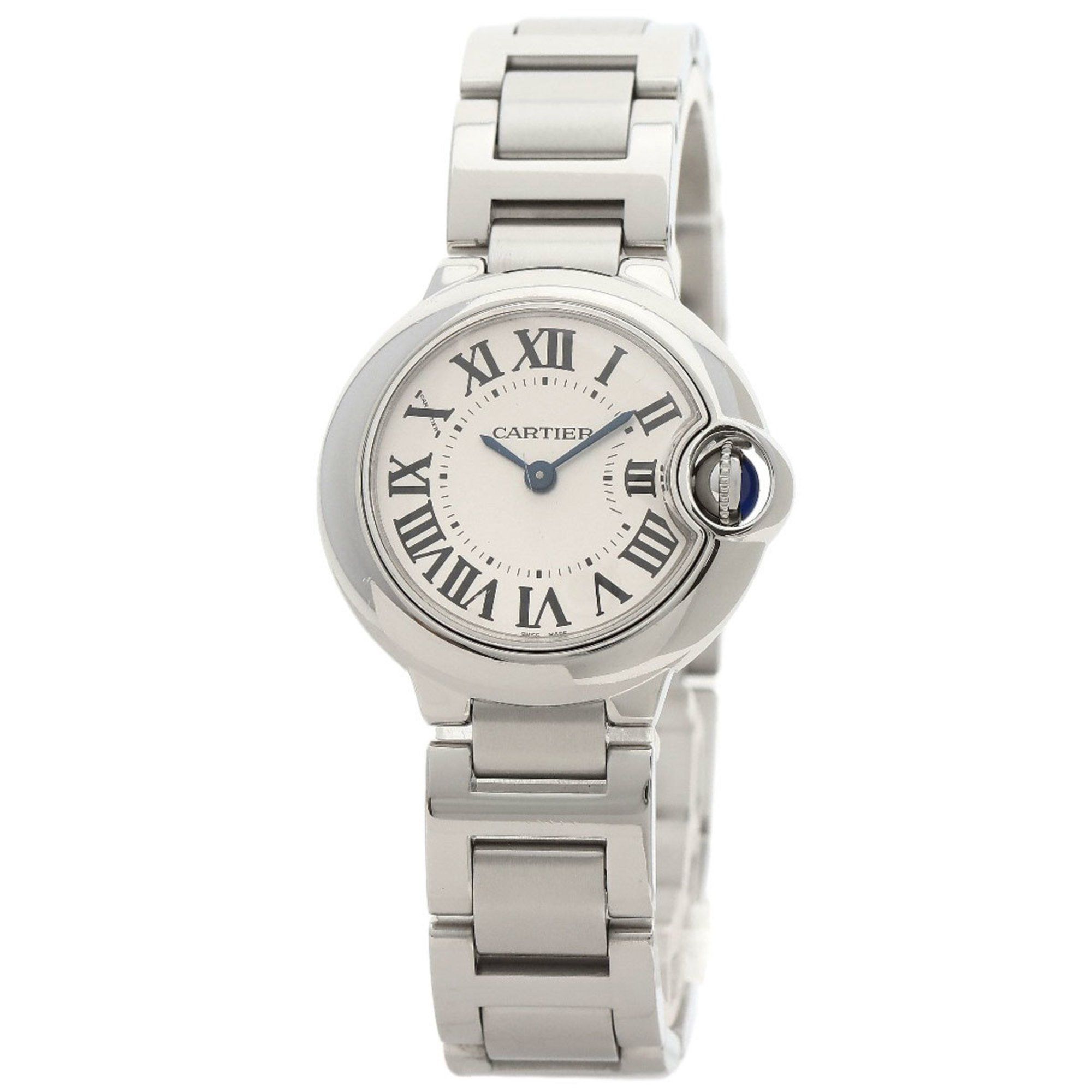 Cartier W69010Z4 Ballon Bleu 28mm Watch Stainless Steel SS Ladies CARTIER