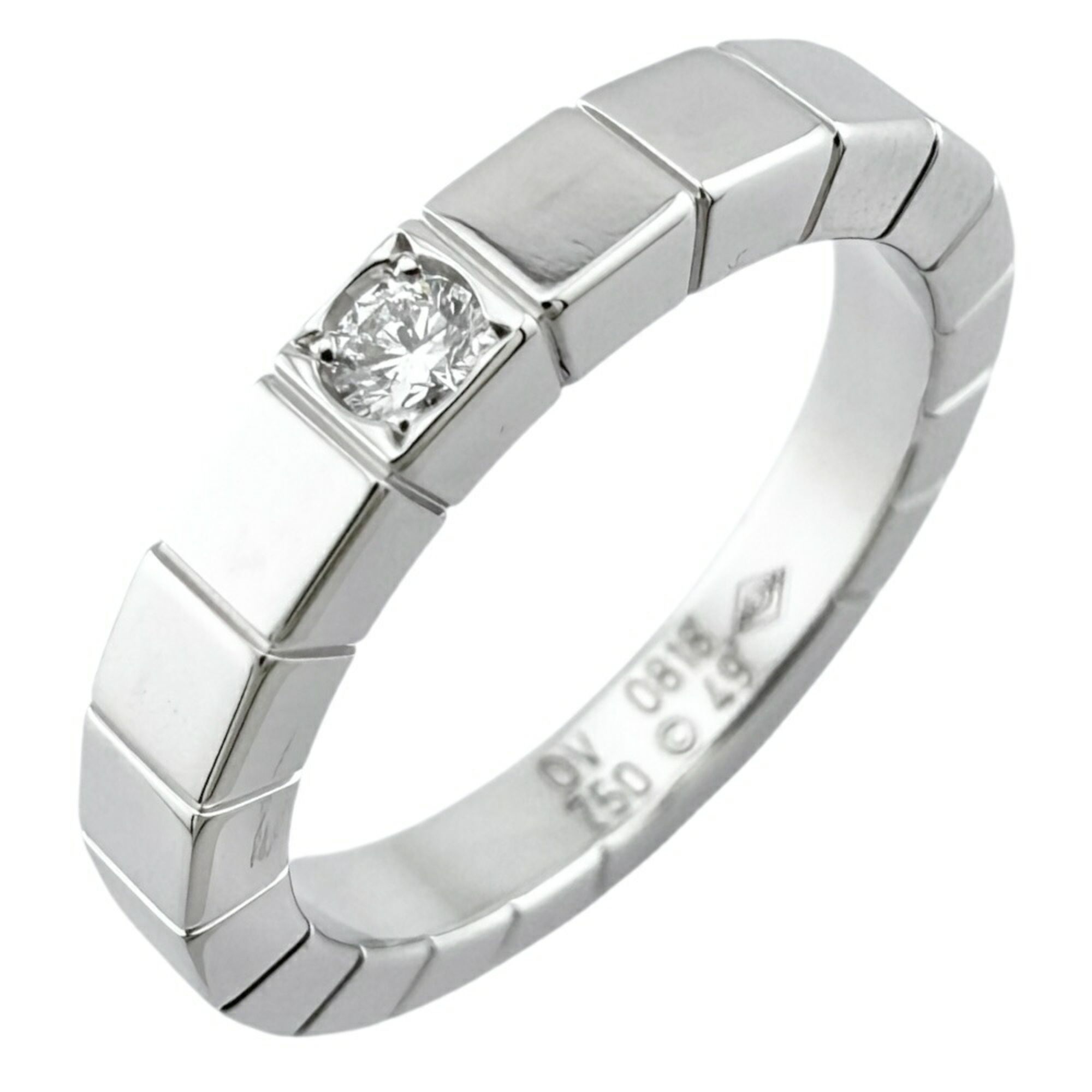 Cartier Lanier Ring, Size 9, 18K, Diamond, Women's, CARTIER