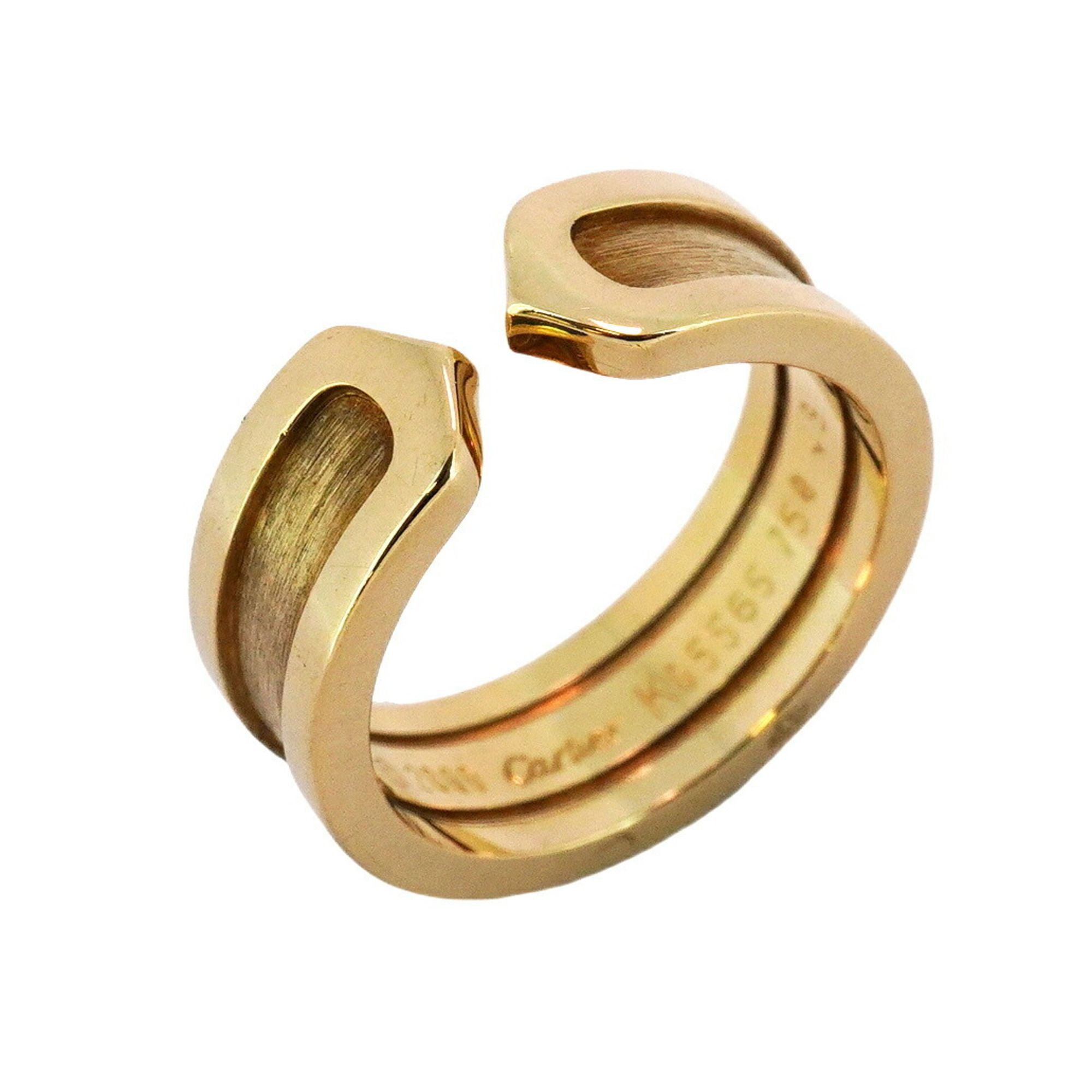 Cartier Ring C2 18KYG Yellow Gold #49 Ladies