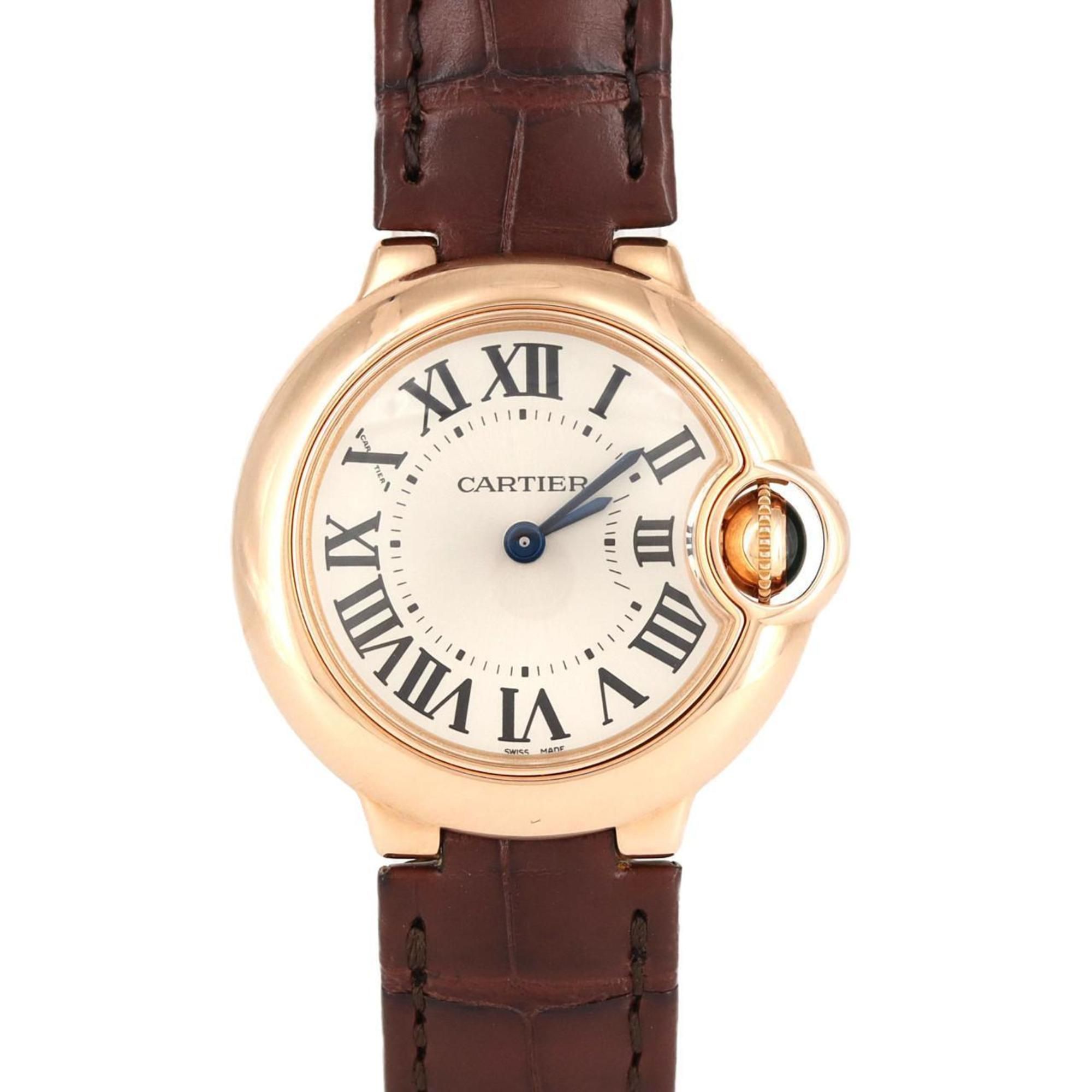 Cartier Ballon Bleu SM PG W6900256 PG/RG Wristwatch Quartz