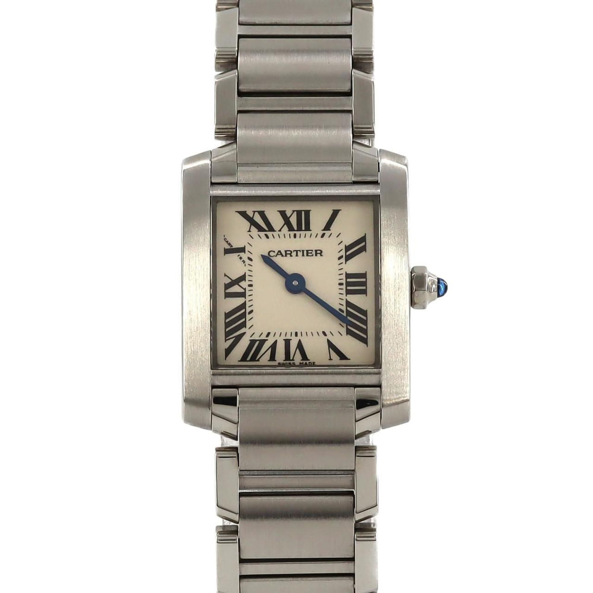 Cartier Tank Francaise SM W51008Q3 SS Wristwatch Quartz