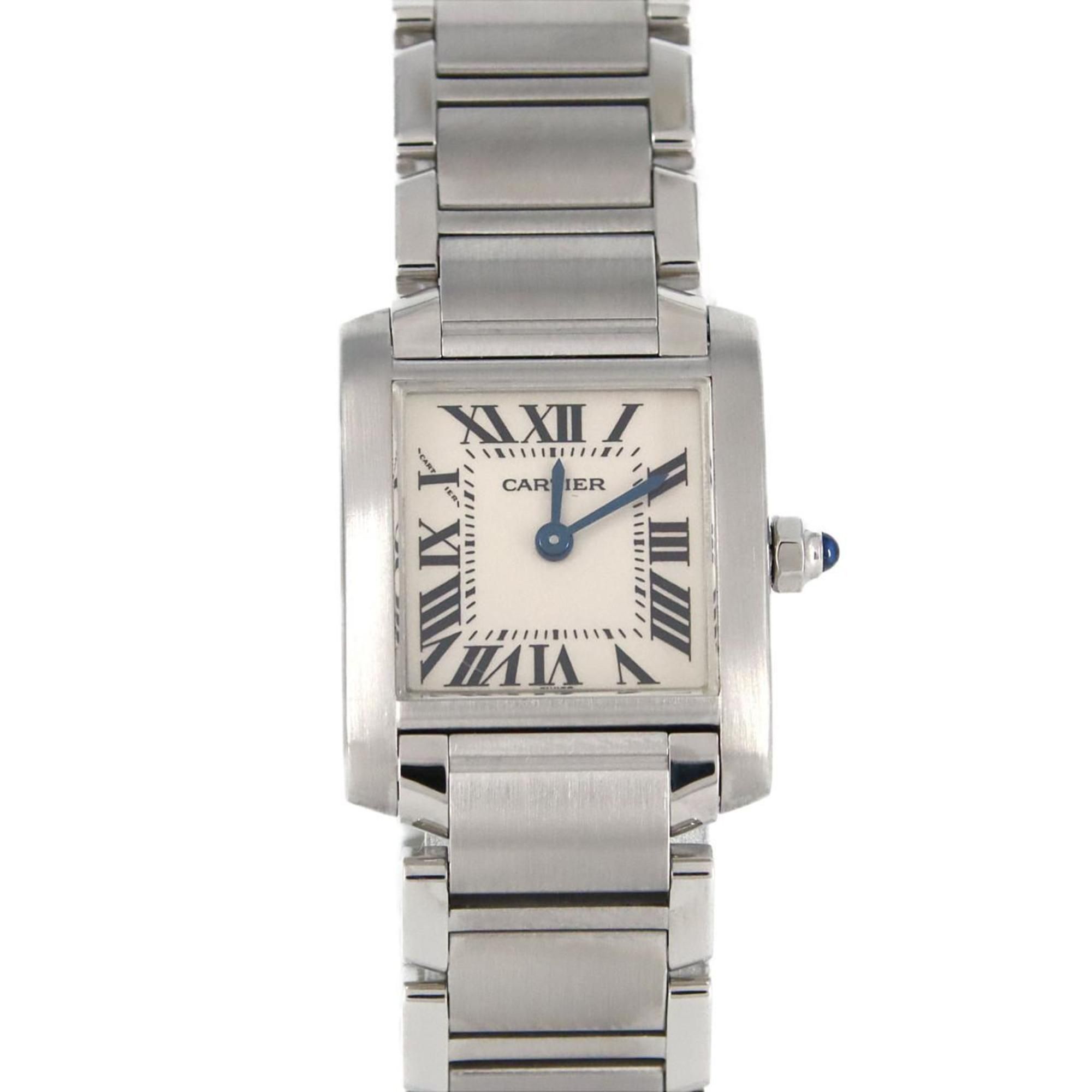 Cartier Tank Francaise SM W51008Q3 SS Wristwatch Quartz