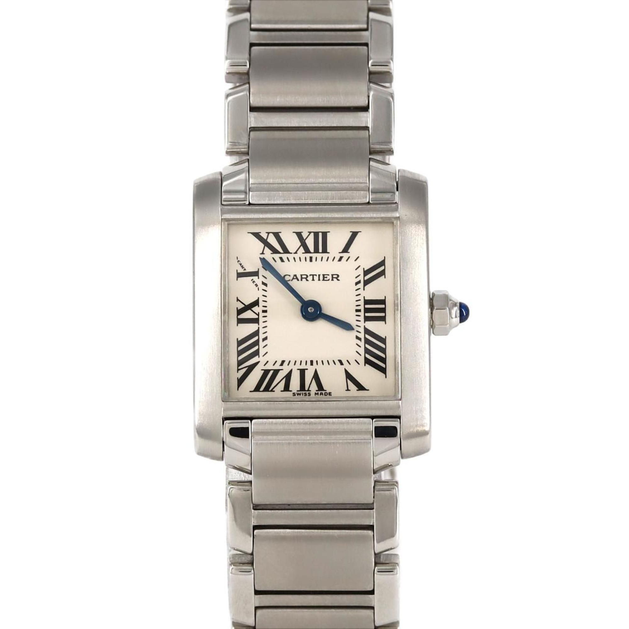 Cartier Tank Francaise SM W51008Q3 SS Wristwatch Quartz